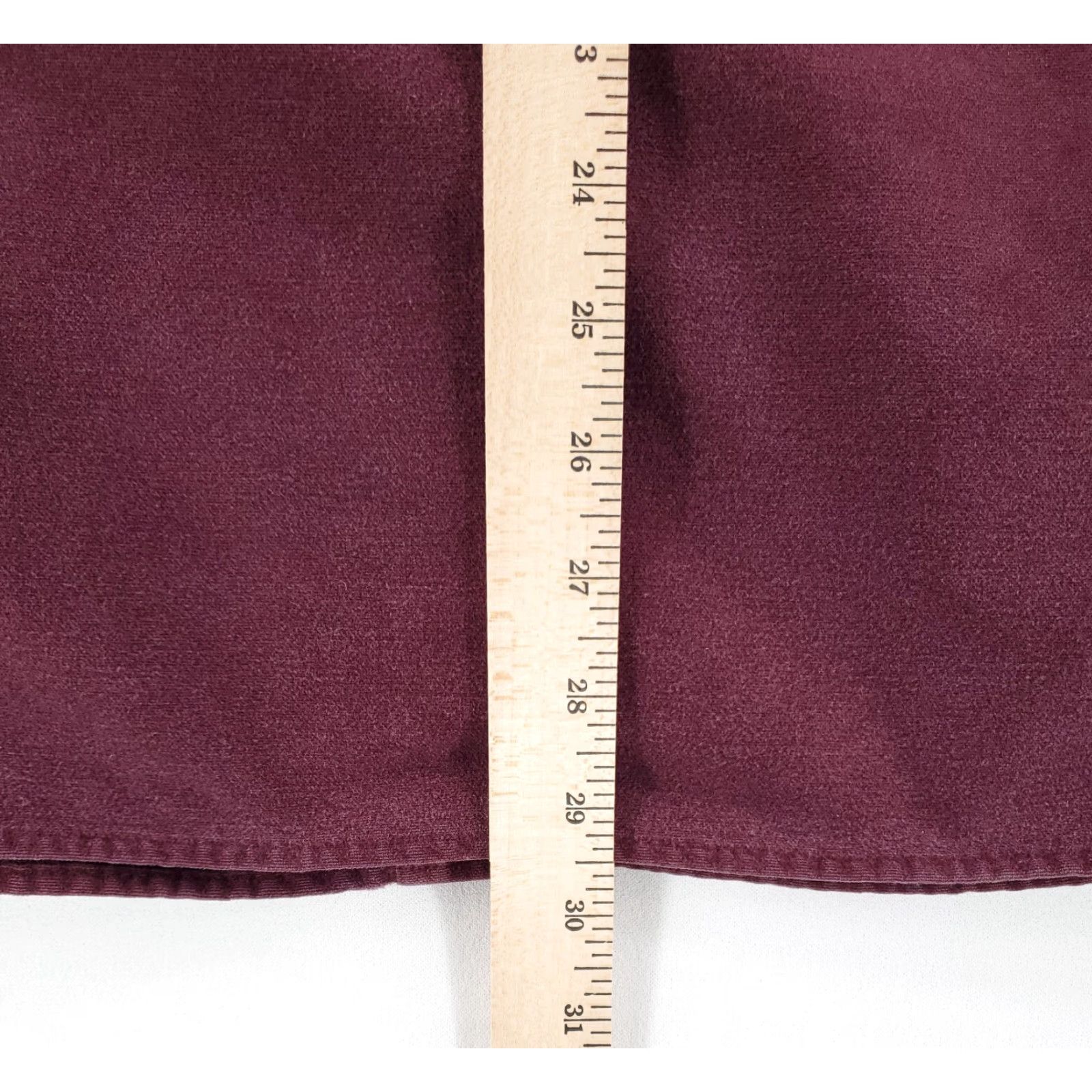 Vintage LL Bean Chamois Traditional Fit Button Down Shirt Burgundy Maroon Mens L Red Long Sleeve Shirt Mens L Size US L / EU 52-54 / 3 - 6 Thumbnail