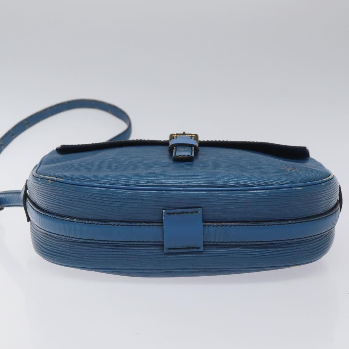 Louis Vuitton LOUIS VUITTON Epi June Feuille Shoulder Bag Blue M52155 Size ONE SIZE - 5 Thumbnail