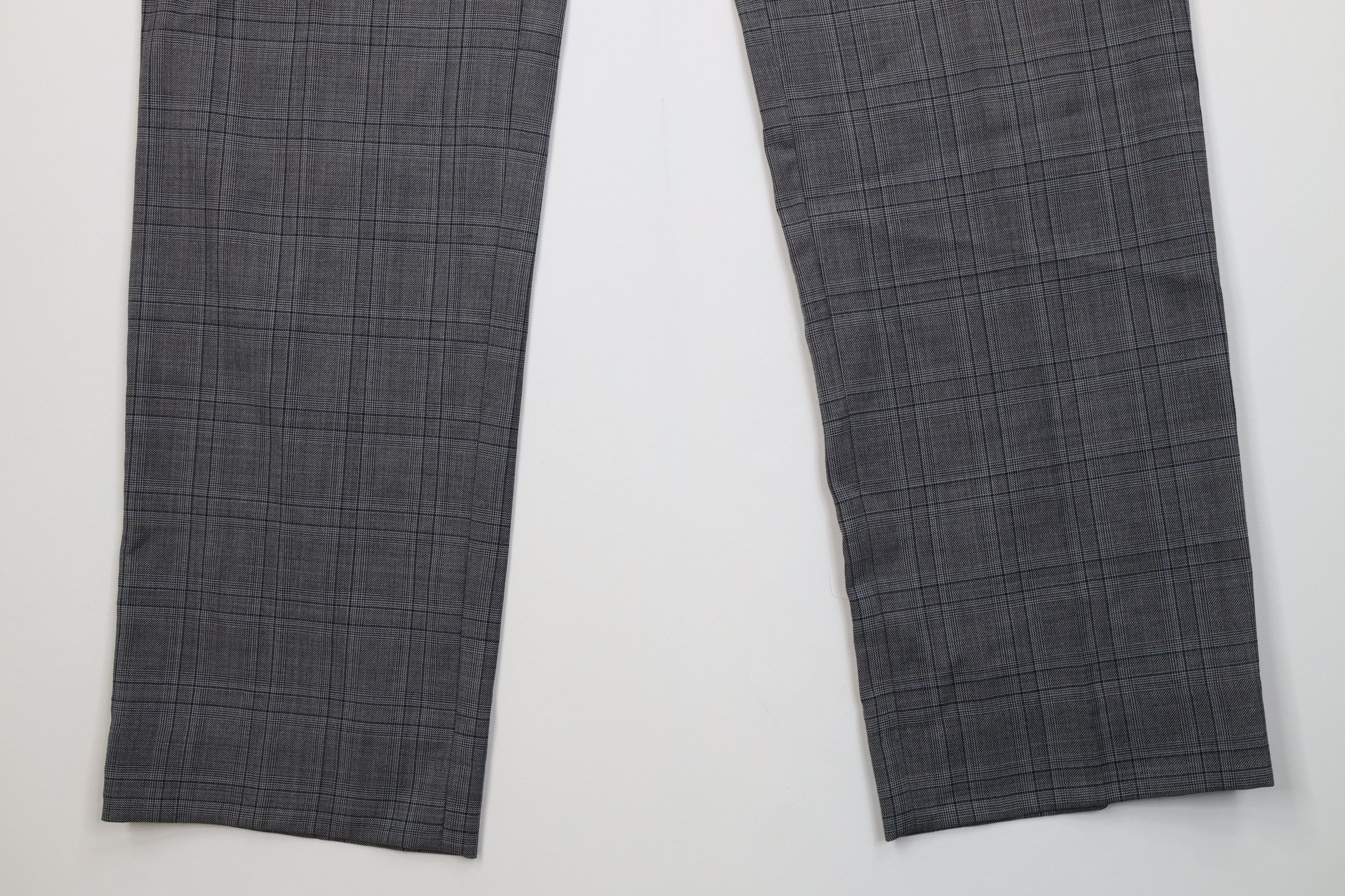 Banana Republic Banana Republic Slim Fit Wool Knit Chino Pants Gray Plaid Size US 31 - 4 Thumbnail