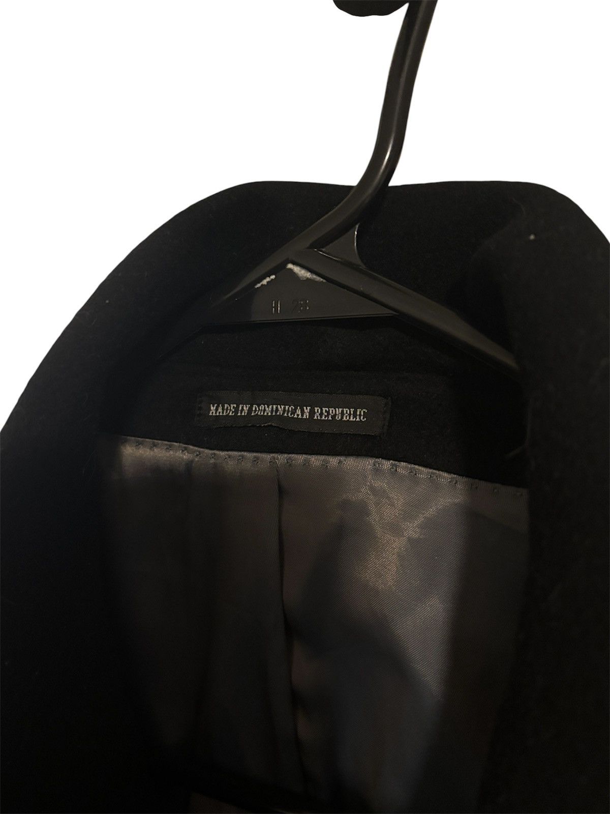 Vintage Vintage Black Cotton Blazer Size 40L - 3 Thumbnail