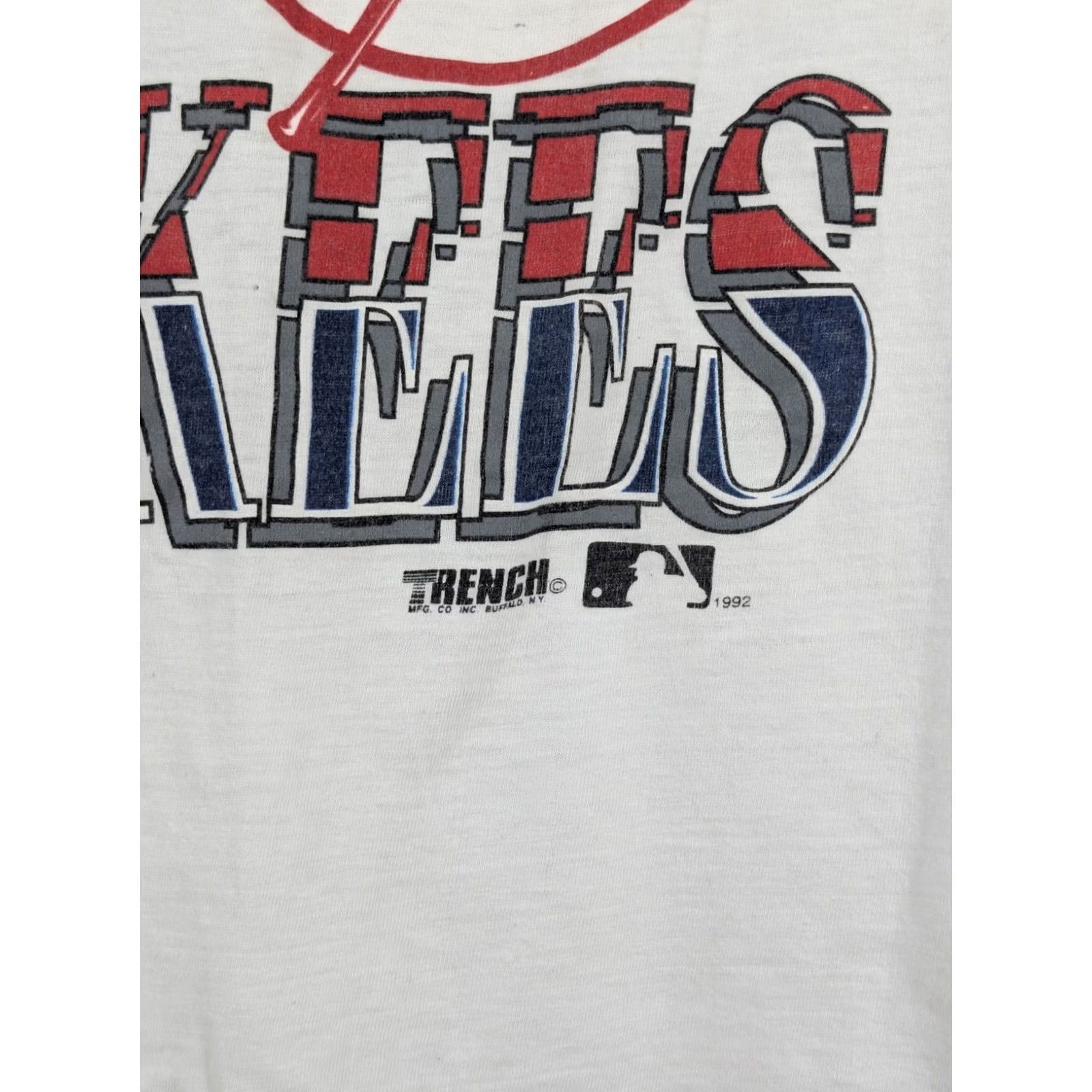 MLB VINTAGE 1992 New York Yankees Big Graphic 90s Art MLB Baseball T Shirt XL Unisex Cotton Size US XL / EU 56 / 4 - 3 Thumbnail