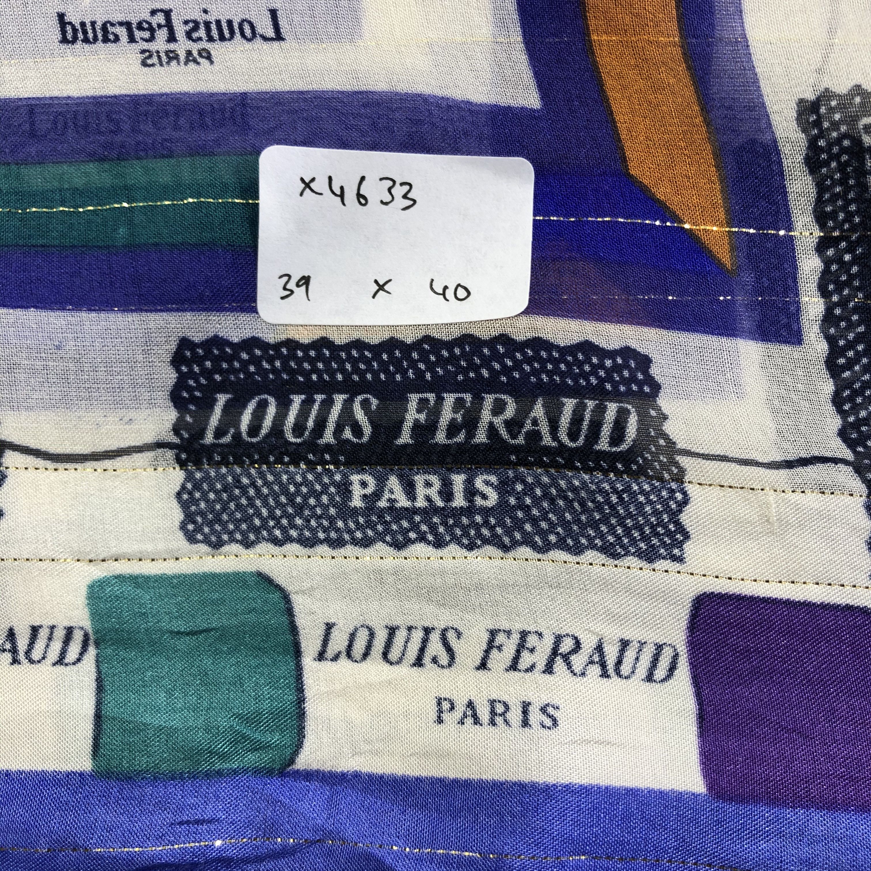 Louis Feraud Vintage Louis Feraud Silk Scarf Size ONE SIZE - 5 Thumbnail