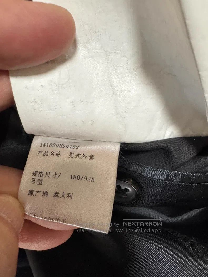 Hermes Hermes Trench coat, 100% wool, dark blue Size 52R - 9 Thumbnail