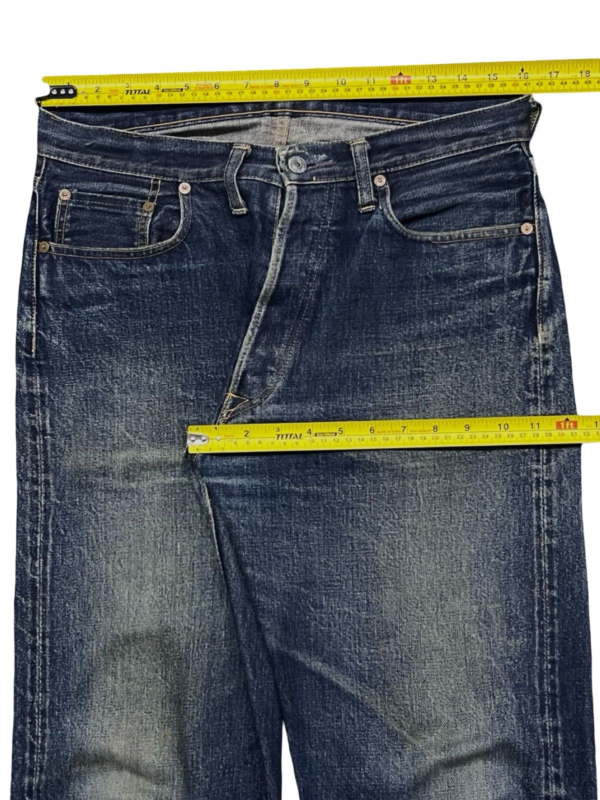 Denime Vintage 90s Denime Osaka Five Japanese Selvedge Denim | W32 Size US 32 / EU 48 - 17 Thumbnail