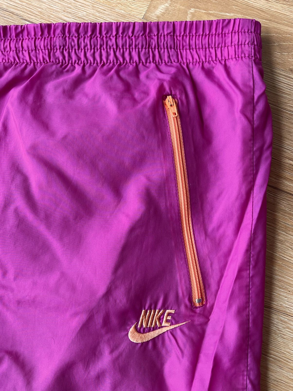 Nike 80s Vintage Nike Swoosh Baggy Track Pants Size L Size US 40 / EU 56 - 8 Thumbnail