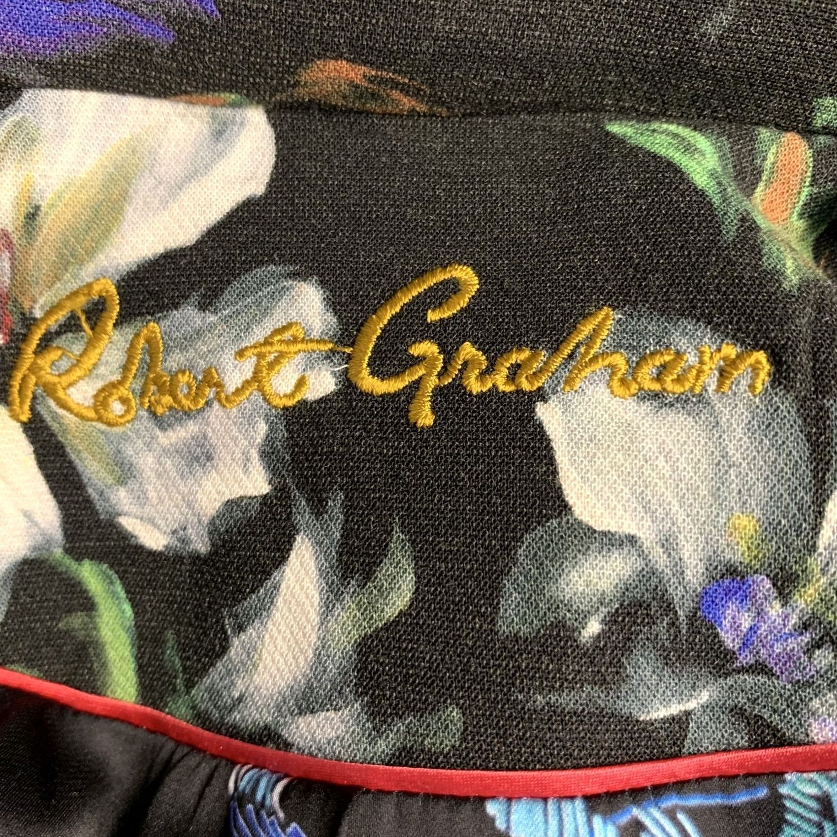 Robert Graham ROBERT GRAHAM Size 4 Black Multi Color Viscose Blend Blazer Women Size S / US 4 / IT 40 - 5 Thumbnail