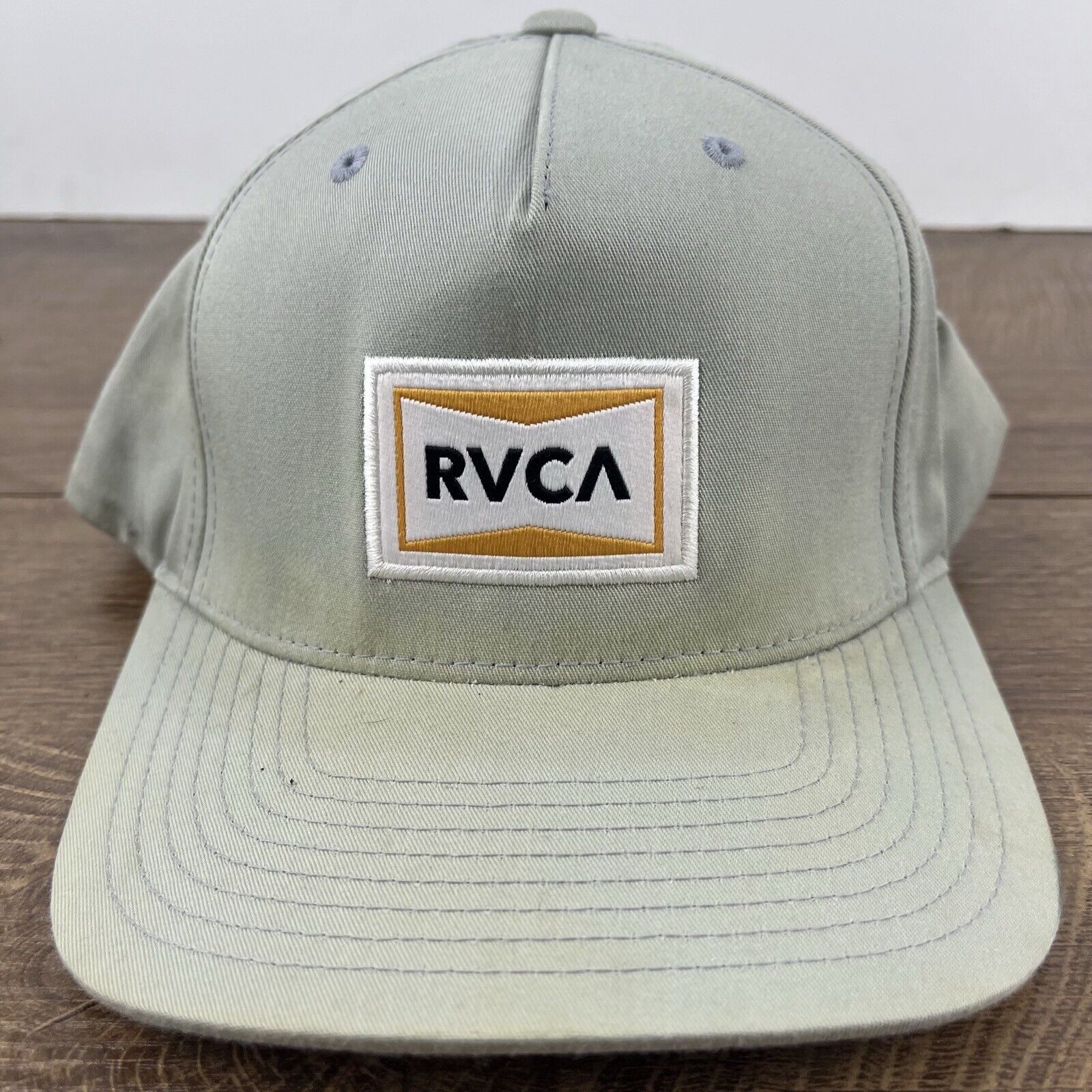 RVCA RVCA Snapback Hat RVCA Snapback Gray Hat Adjustable Hat Gray Size ONE SIZE - 6 Thumbnail