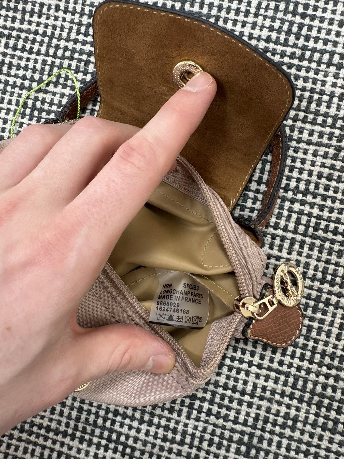 Longchamp Longchamp mini clutch bag pouch + strap luxury hype Size ONE SIZE - 5 Thumbnail