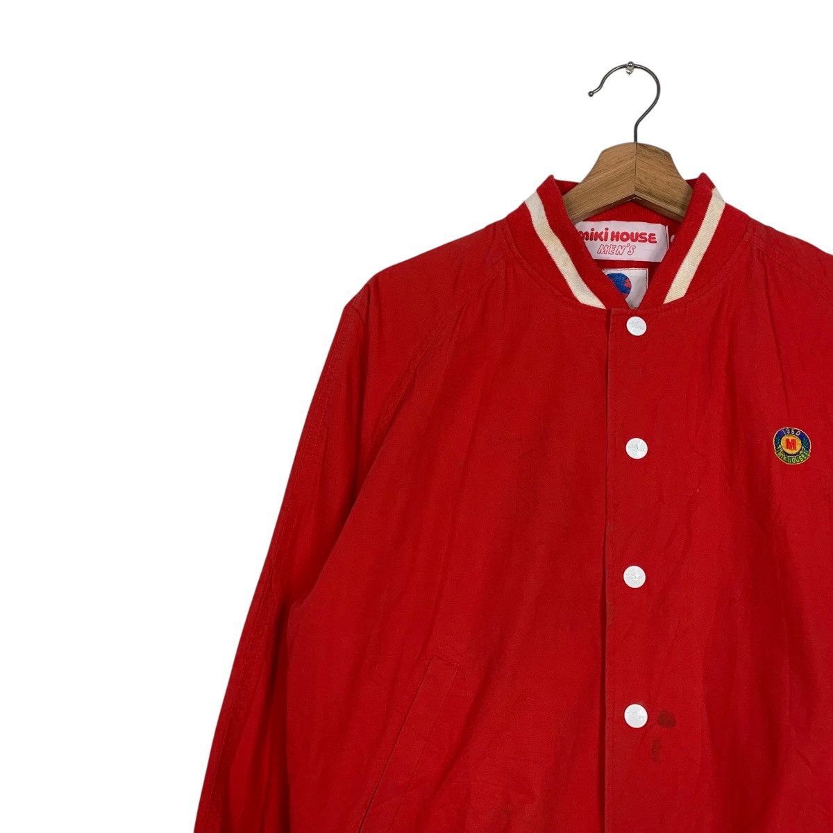 Japanese Brand Miki House Country Big Logo Varsity Jacket Size US M / EU 48-50 / 2 - 7 Thumbnail