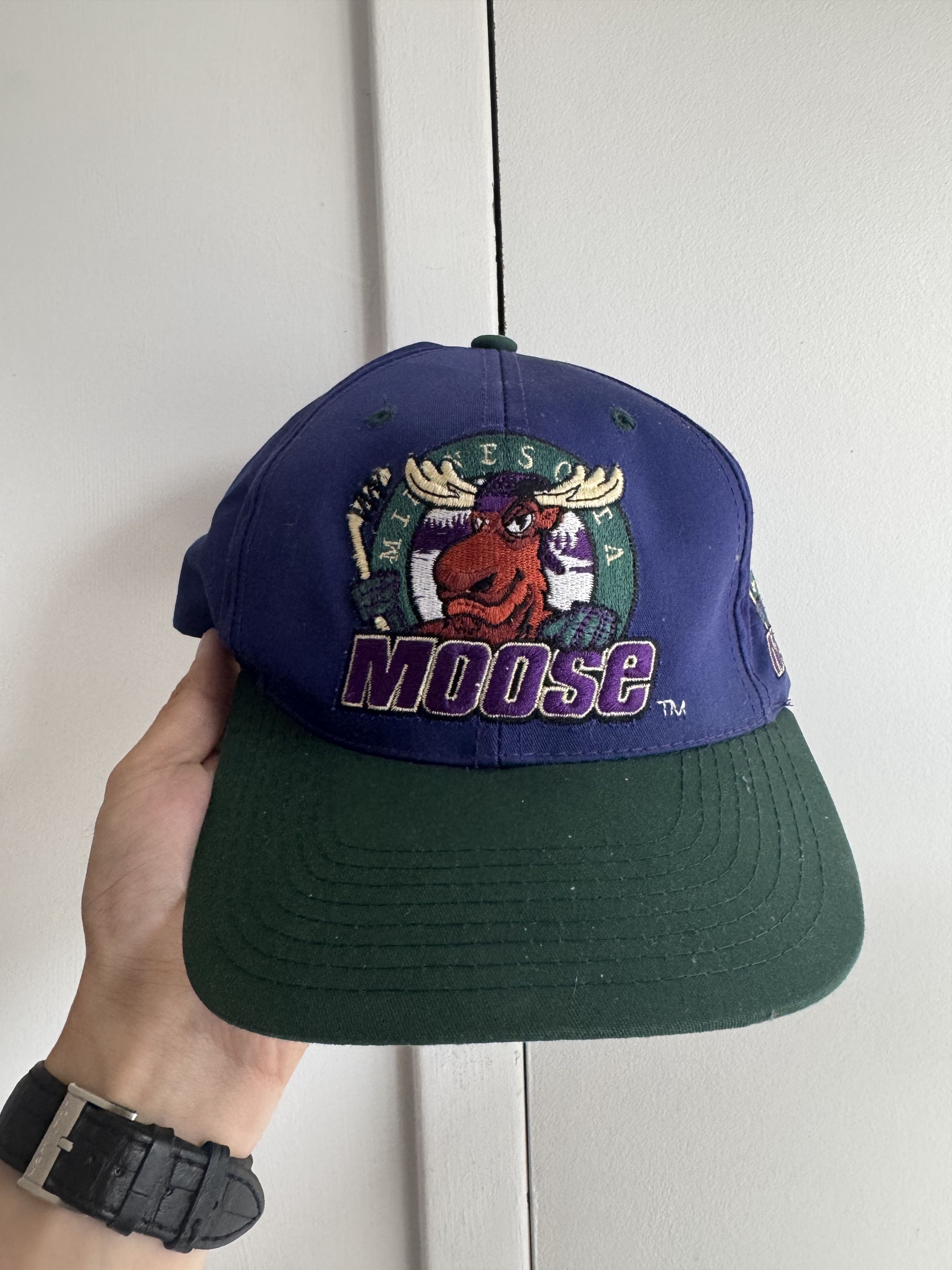 NHL Vintage 90s Minnesota Moose Hat Size ONE SIZE - 1 Thumbnail