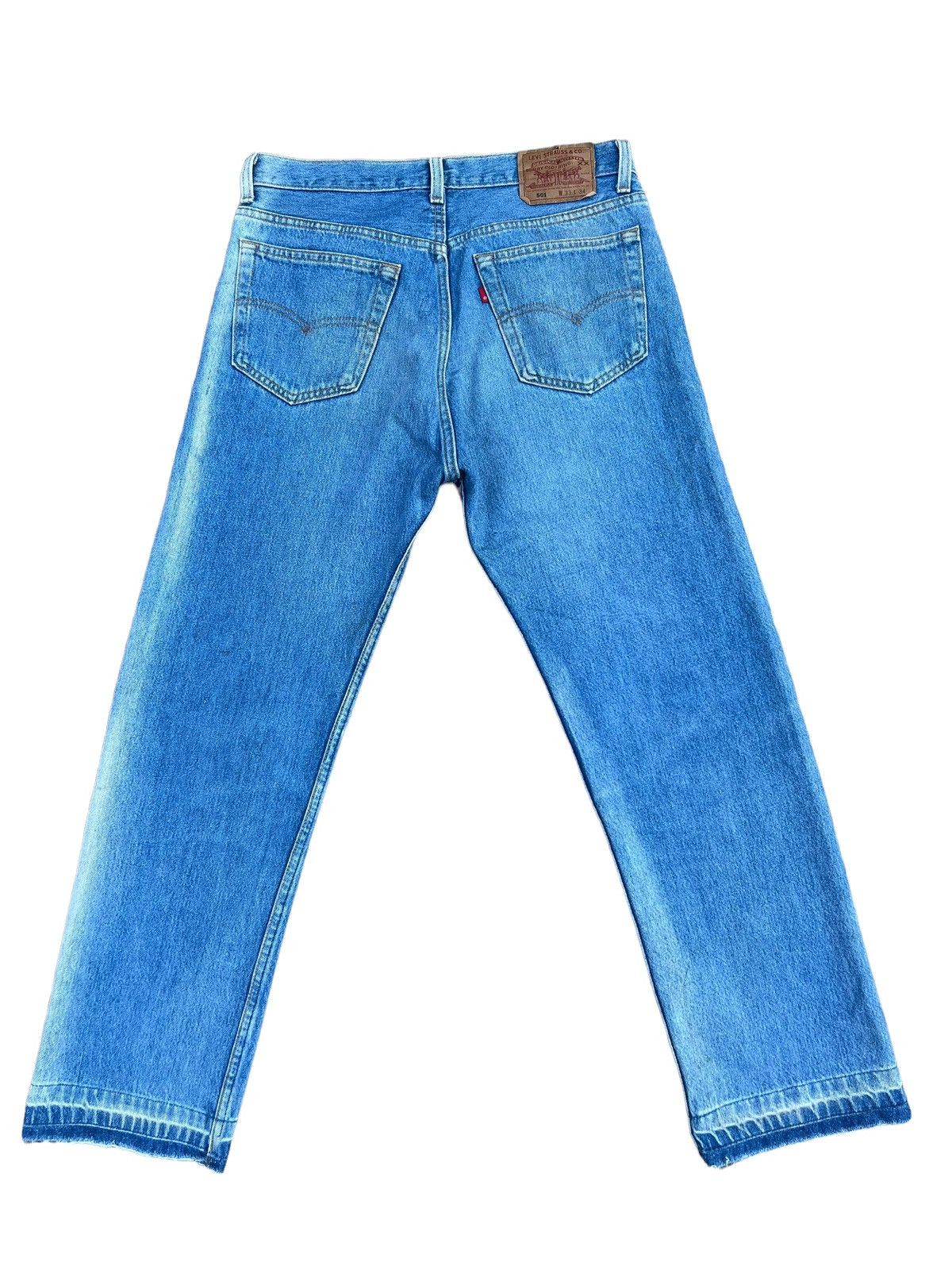 Levi's Vintage 1994 Levi’s 501 Sun Faded Denim Jeans Size US 32 / EU 48 - 2 Thumbnail