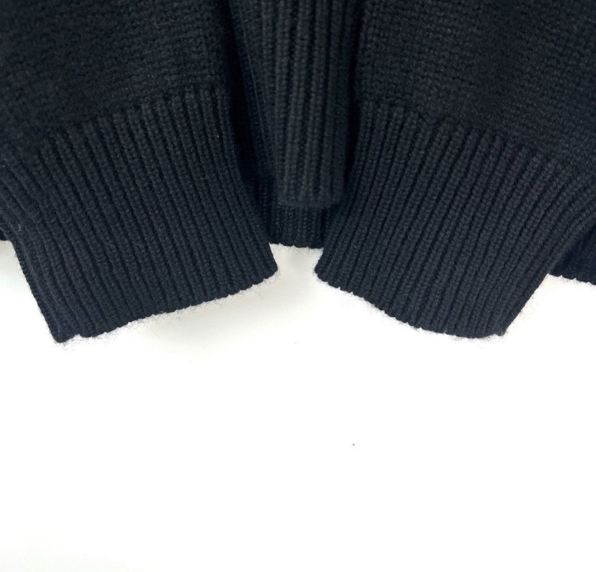 Chanel Chanel Black & White Checkerboard Half-Zip Sweater K12 Size XS / US 0-2 / IT 36-38 - 4 Thumbnail