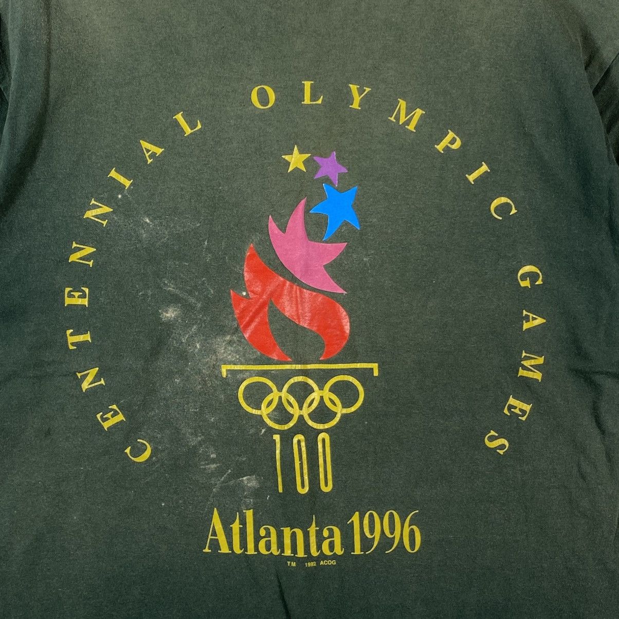Champion Vintage 90's Champion CENTENNIAL OLYMPIC GAMES Tee Shirt Size US L / EU 52-54 / 3 - 2 Thumbnail