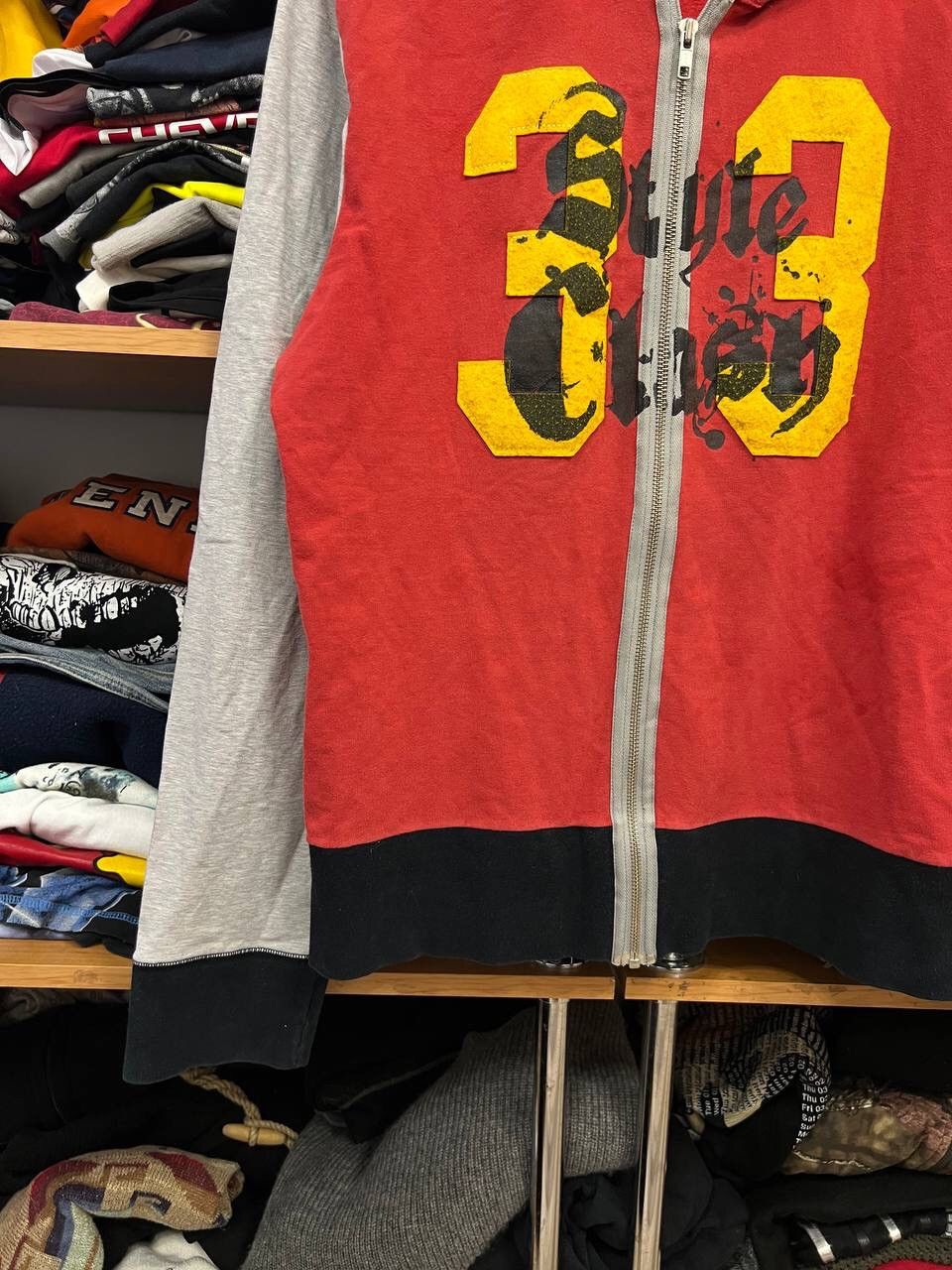 Archival Clothing Y2K Vintage Streetwear Retro Zip Hoodie