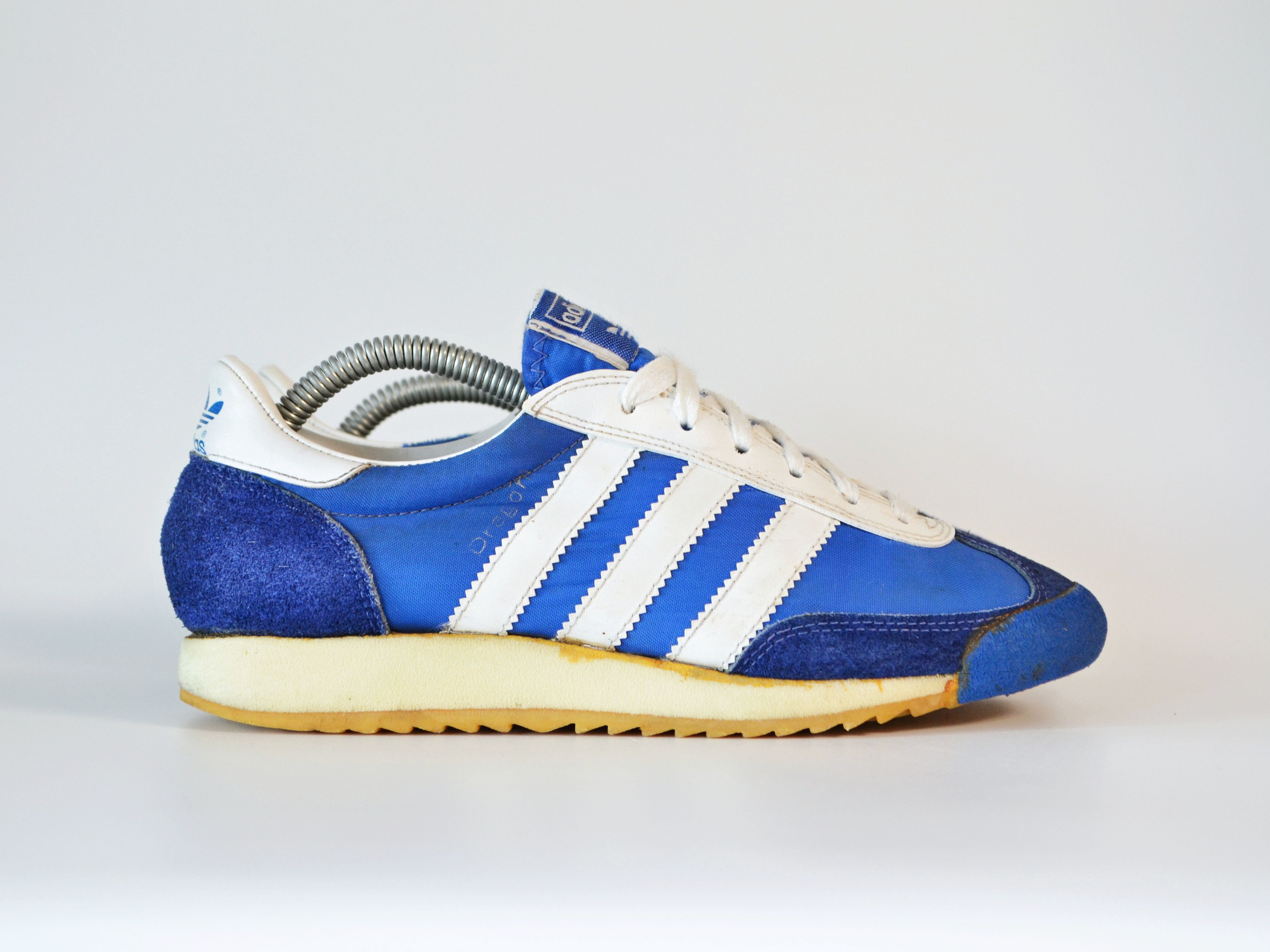 Adidas Vintage 70s 80s Adidas Dragon Taiwan Blue Navy EU36 Size US 6 / IT 36 - 1 Thumbnail