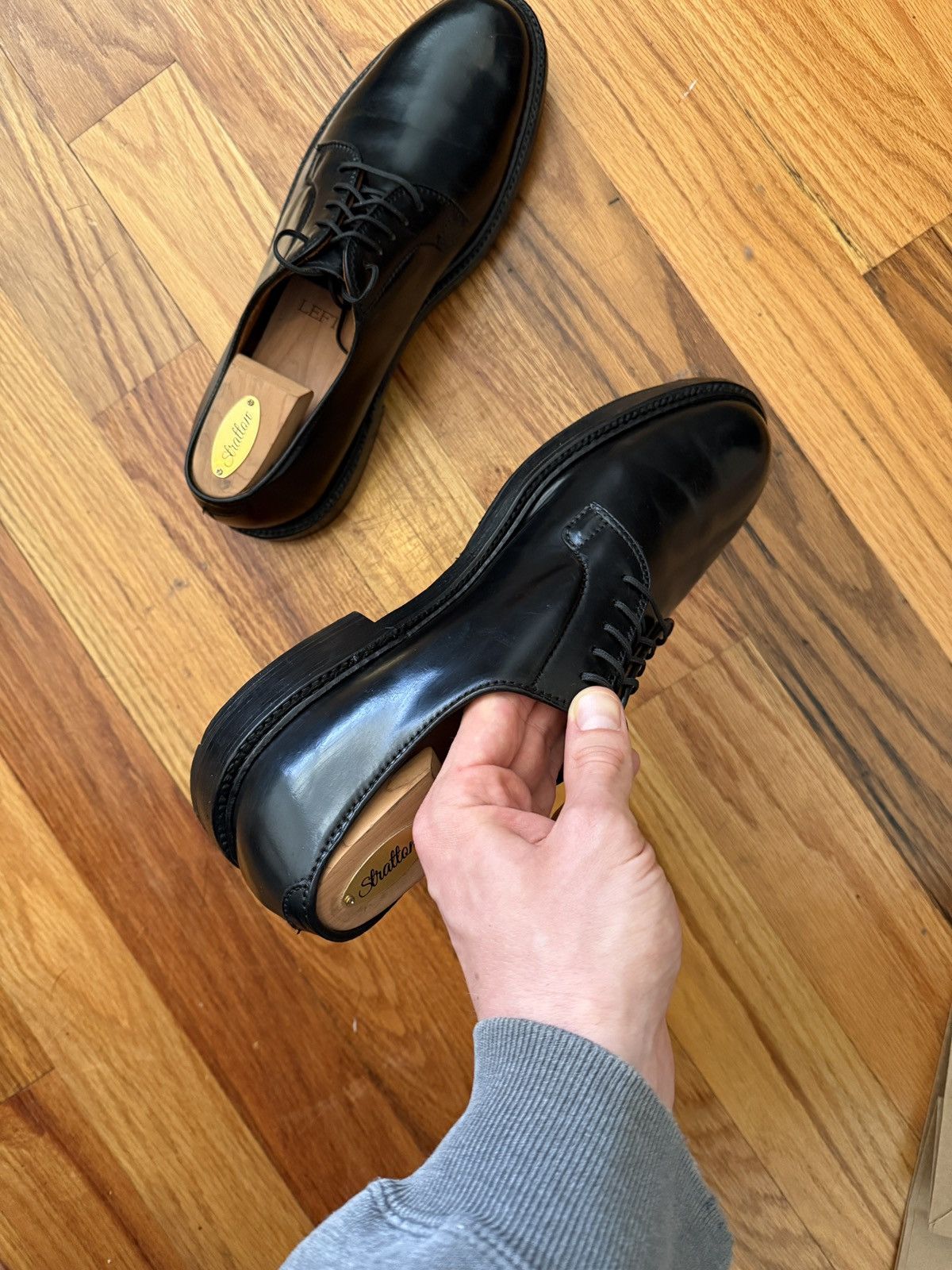 Alden Alden 9901 Plain Toe Blucher Size US 11.5 / EU 44-45 - 8 Thumbnail