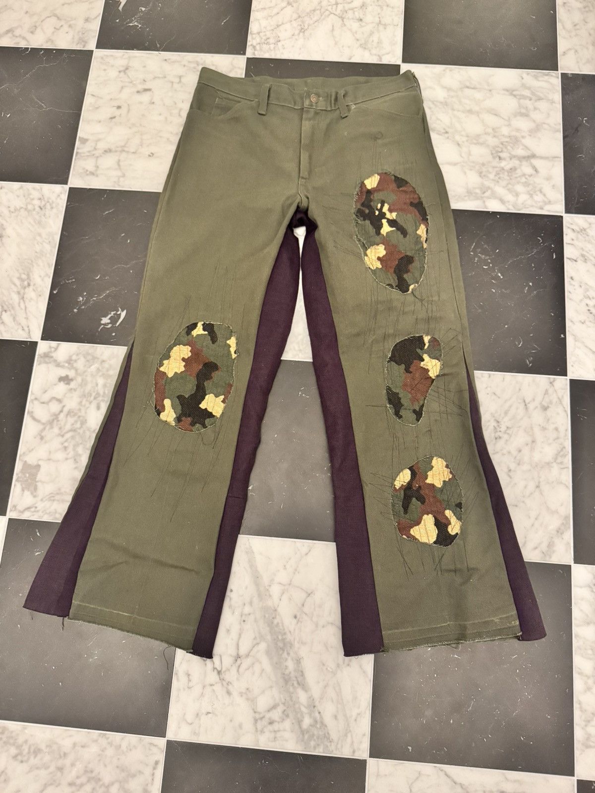 Japanese Brand Flared denim Size US 31 - 1 Thumbnail