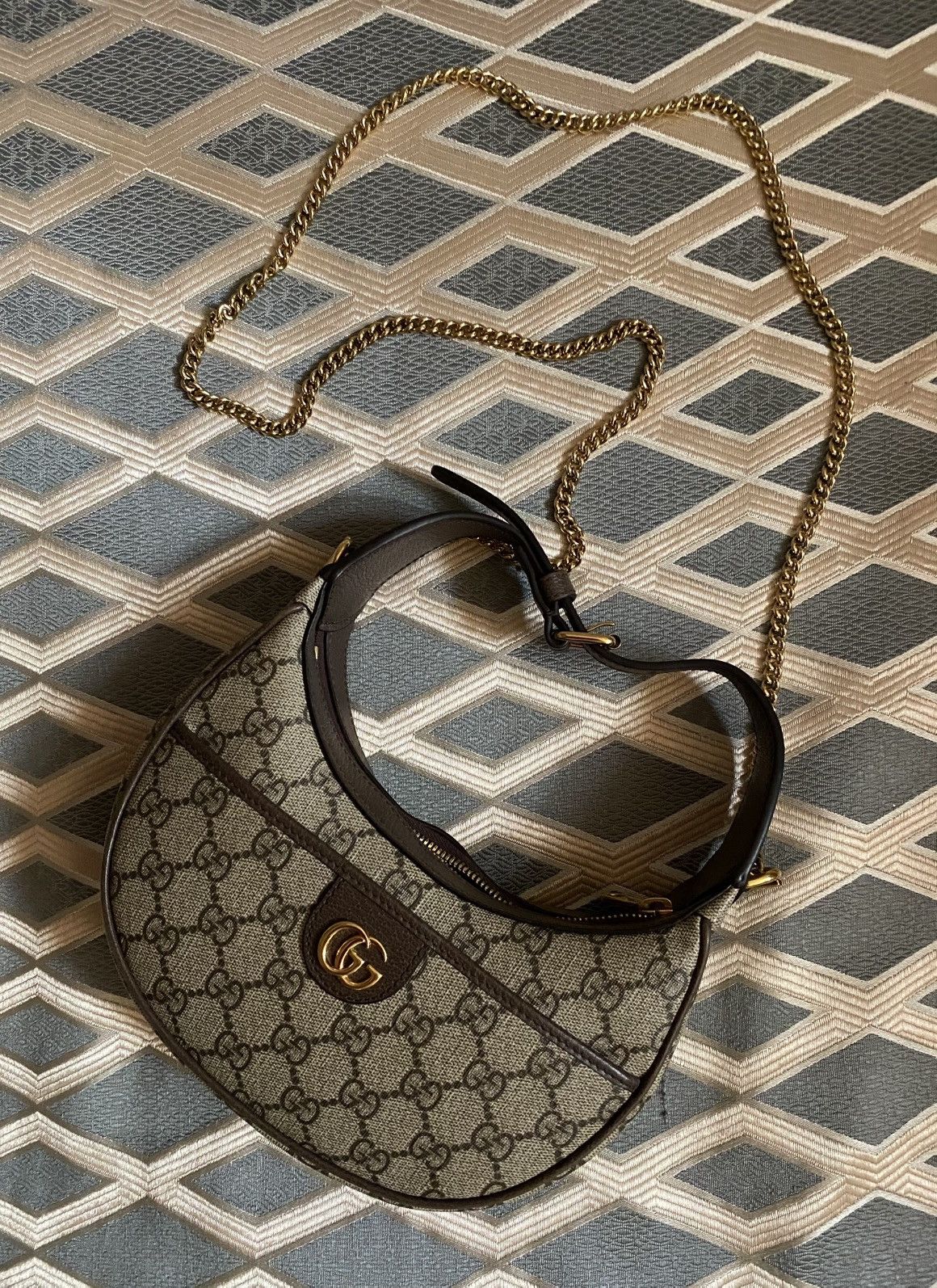 Gucci Gucci mini sac porté épaule Ophidia GG Size ONE SIZE - 1 Thumbnail