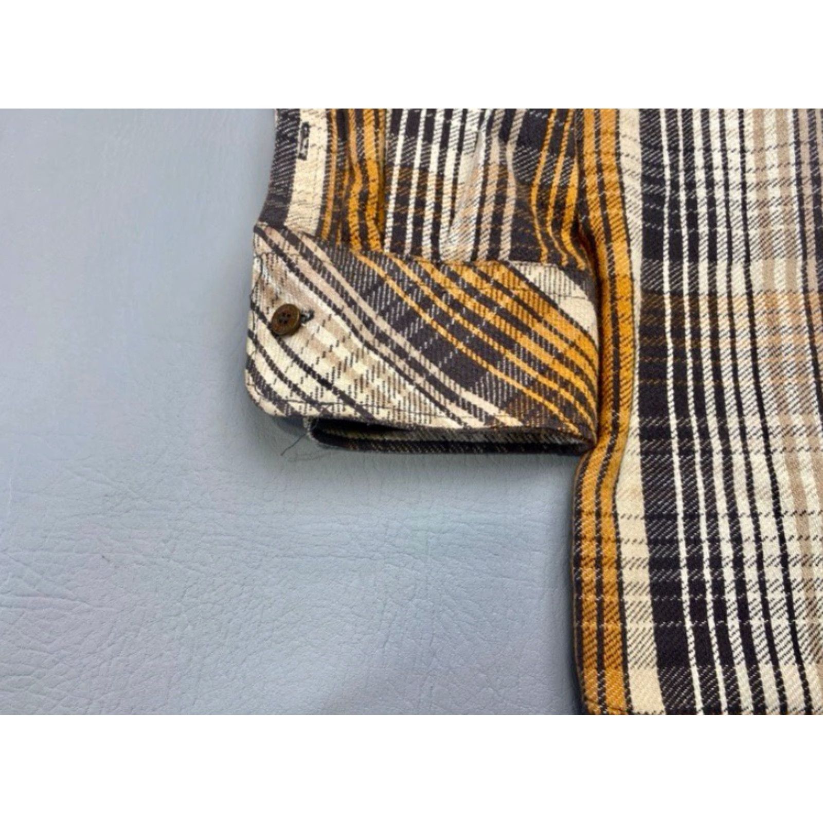 Rocawear Rocawear Shirt Mens 4XL Brown Plaid Cotton Heavy Flannel Outdoor Classic Button Size US XXL / EU 58 / 5 - 3 Thumbnail