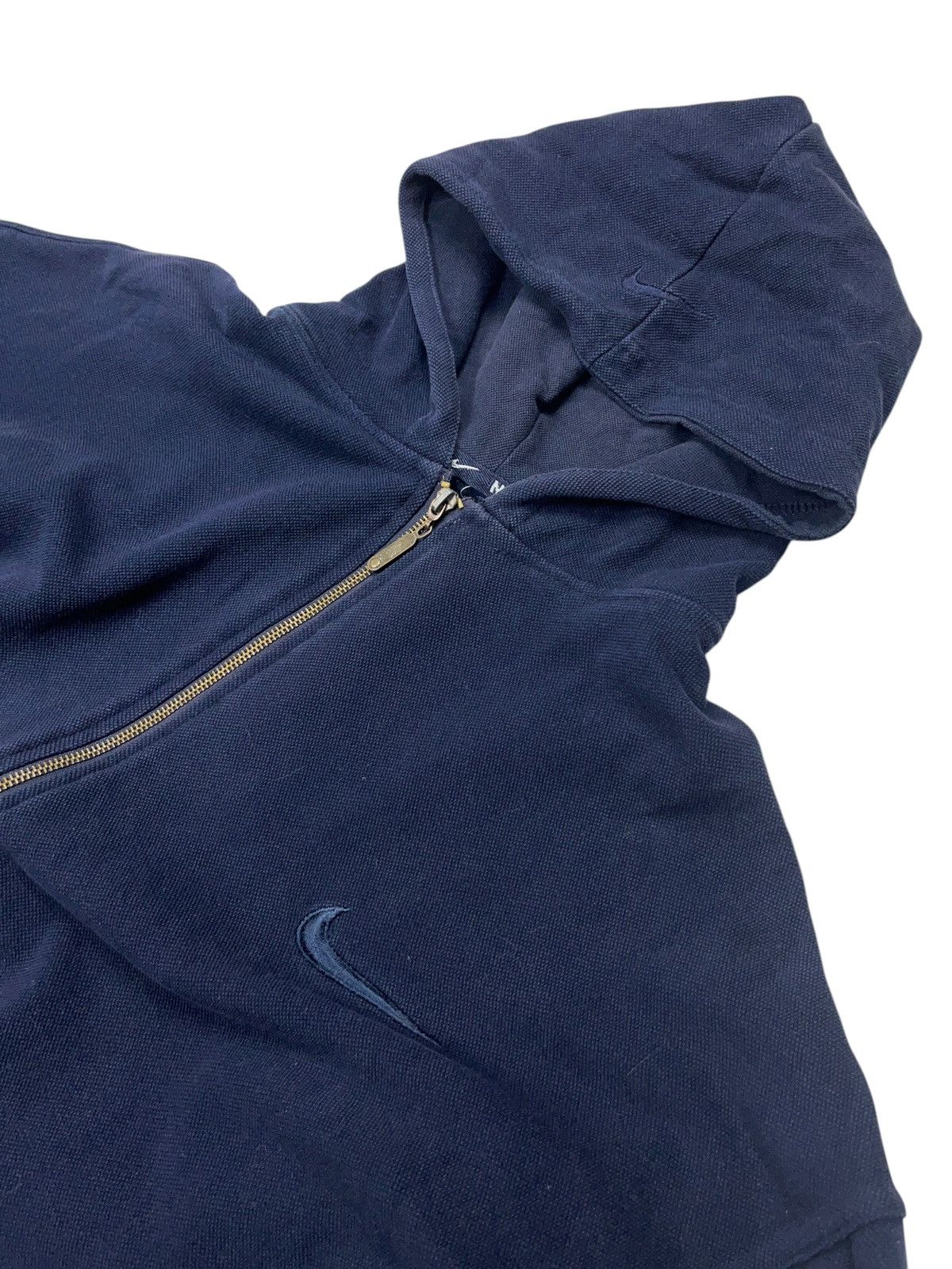 Nike × Vintage Vintage 90s Nike Bootleg 4 Swooshes Cotton Jacket Y2K Size US L / EU 52-54 / 3 - 7 Thumbnail
