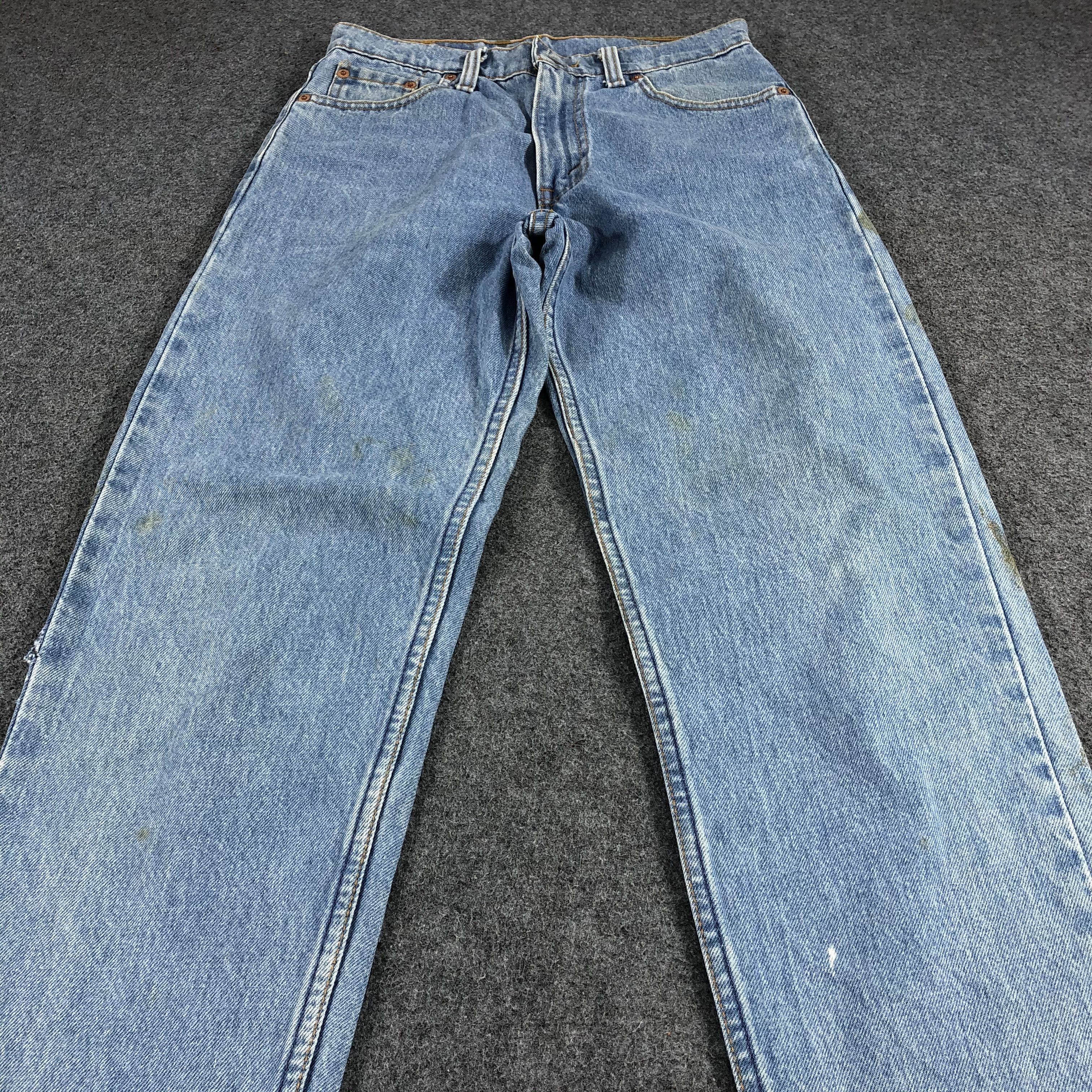 Levi's Vintage 90s Blue Wash Levis 610 Jeans-JM1405 Size US 27 - 3 Thumbnail