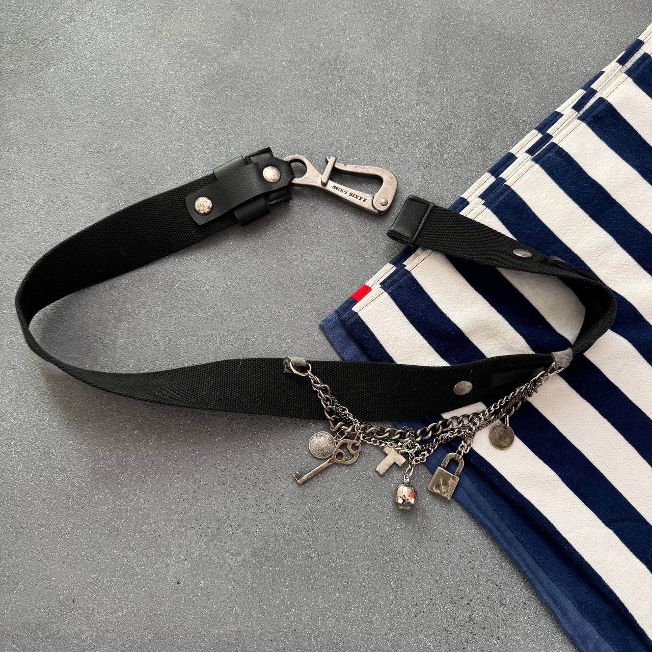 Miss Sixty × Vintage Miss Sixty Vintage Avant Garde Goth Belt Size ONE SIZE - 2 Thumbnail