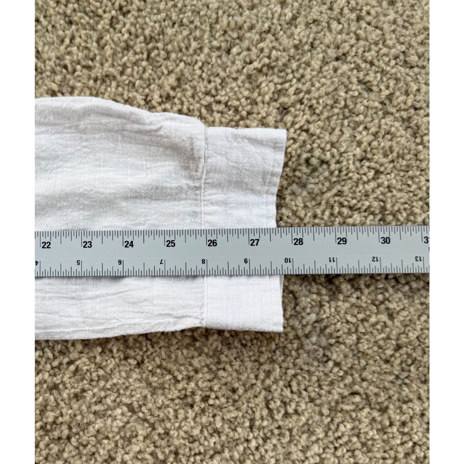 Other DAZY Sheer White Linen Texture Button Down Utility Shirt M Size M / US 6-8 / IT 42-44 - 6 Thumbnail