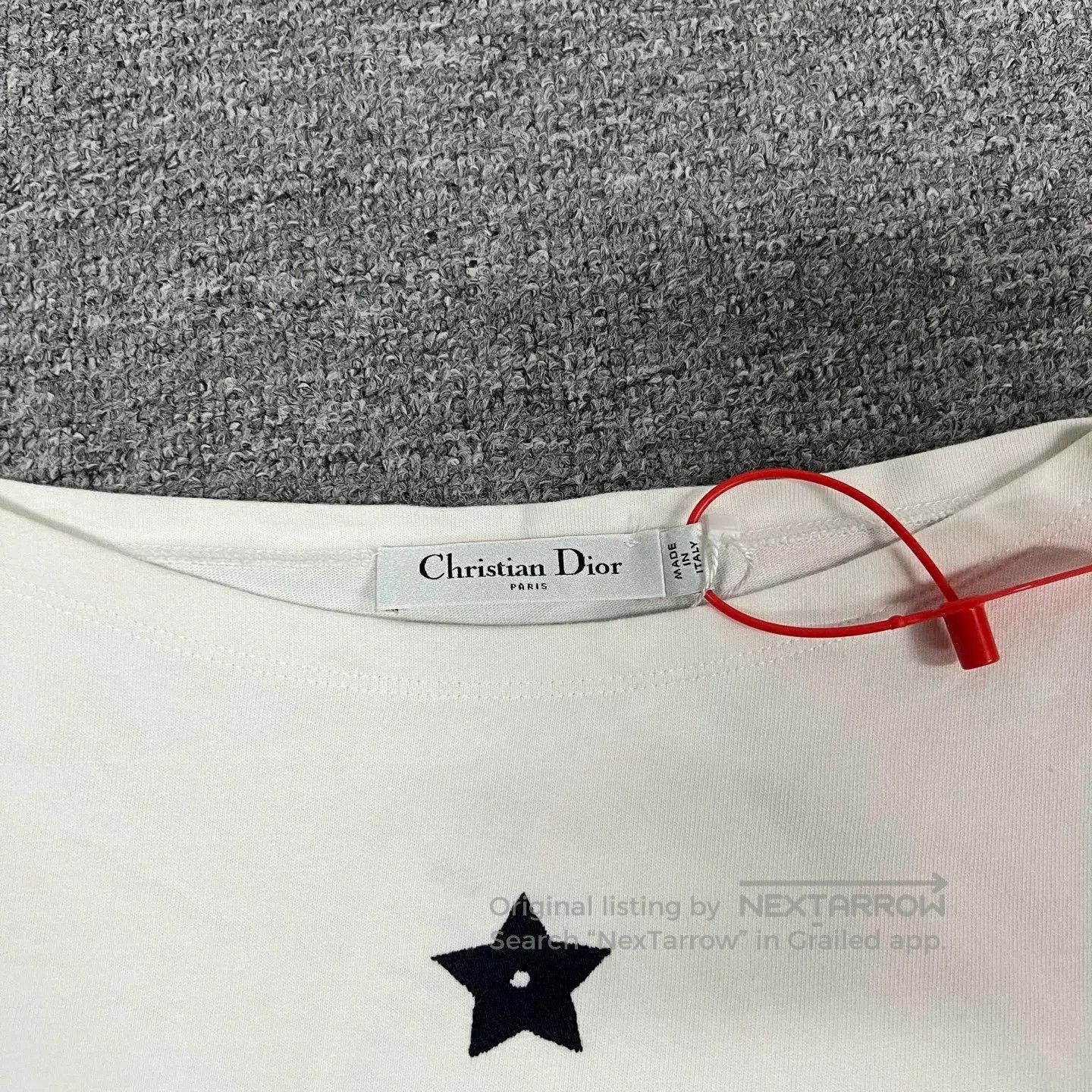 Dior Dior Black White Stripe Star Short Sleeve. Size XS / US 0-2 / IT 36-38 - 6 Thumbnail