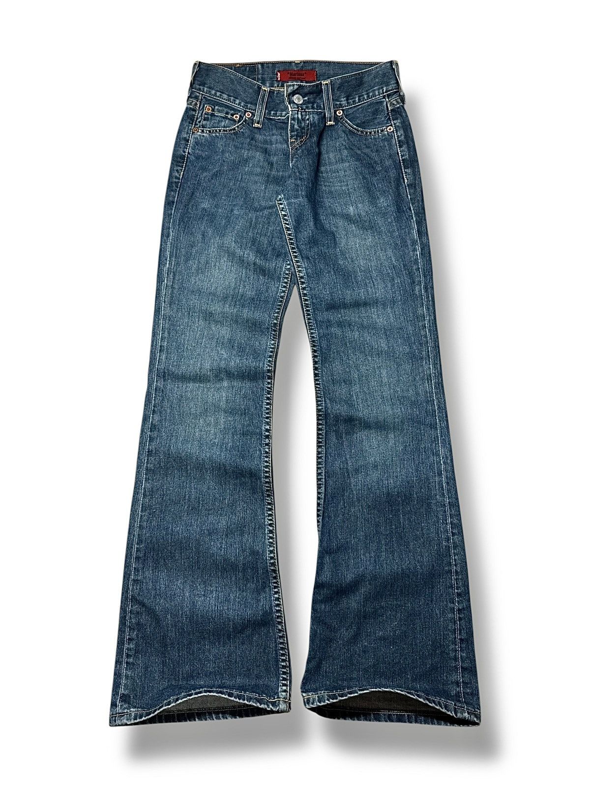 Levi's Vintage Levi's Bootcut Jeans Flared Avantgarde Y2K Japan Size 25" / US 0 / IT 36 - 1 Thumbnail