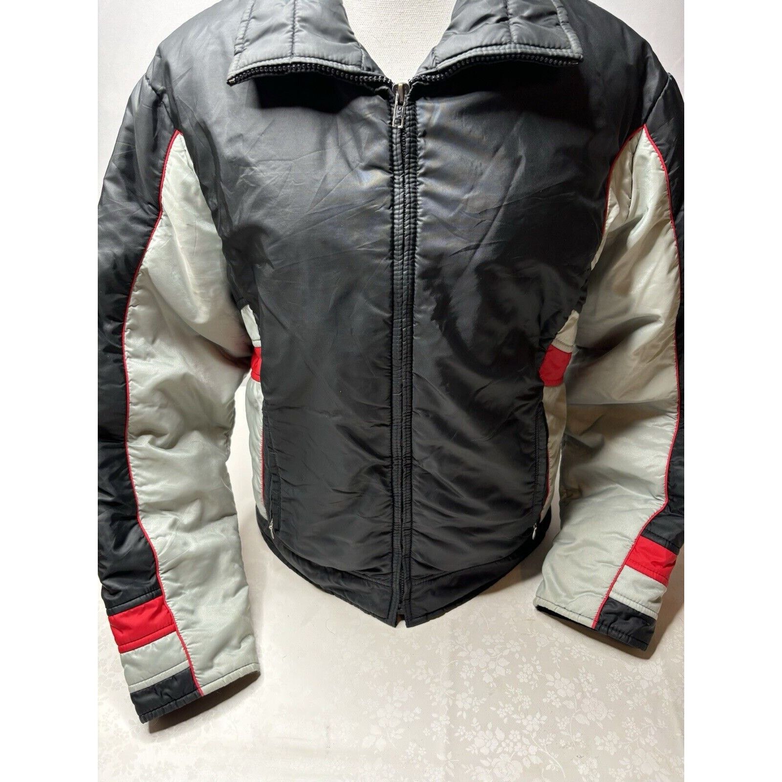 & Other Stories Vtg 80s 90s Woolrich Zip Jacket M Red Grey Size US M / EU 48-50 / 2 - 3 Thumbnail