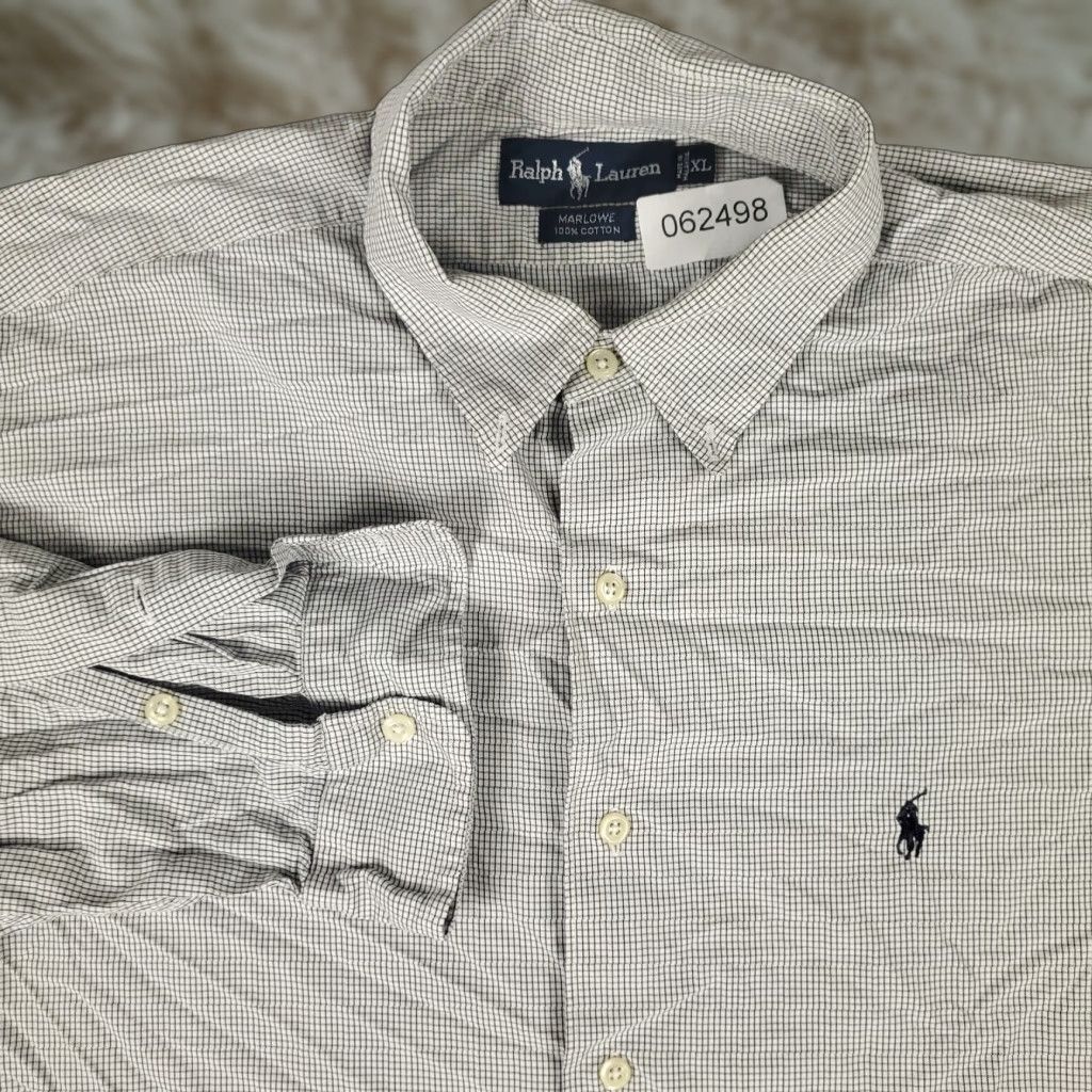 Ralph Lauren Ralph Lauren Shirt Mens XL Blue Check Pony Button-Up Long Sleeve Size US XL / EU 56 / 4 - 1 Thumbnail