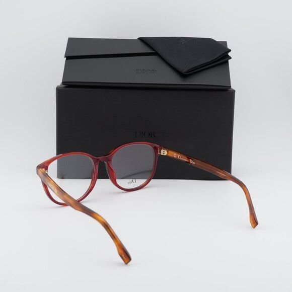 Dior Dior DIORETOILE1 065T 00 Eyeglasses Havana 53mm Square Frame Size ONE SIZE - 11 Thumbnail