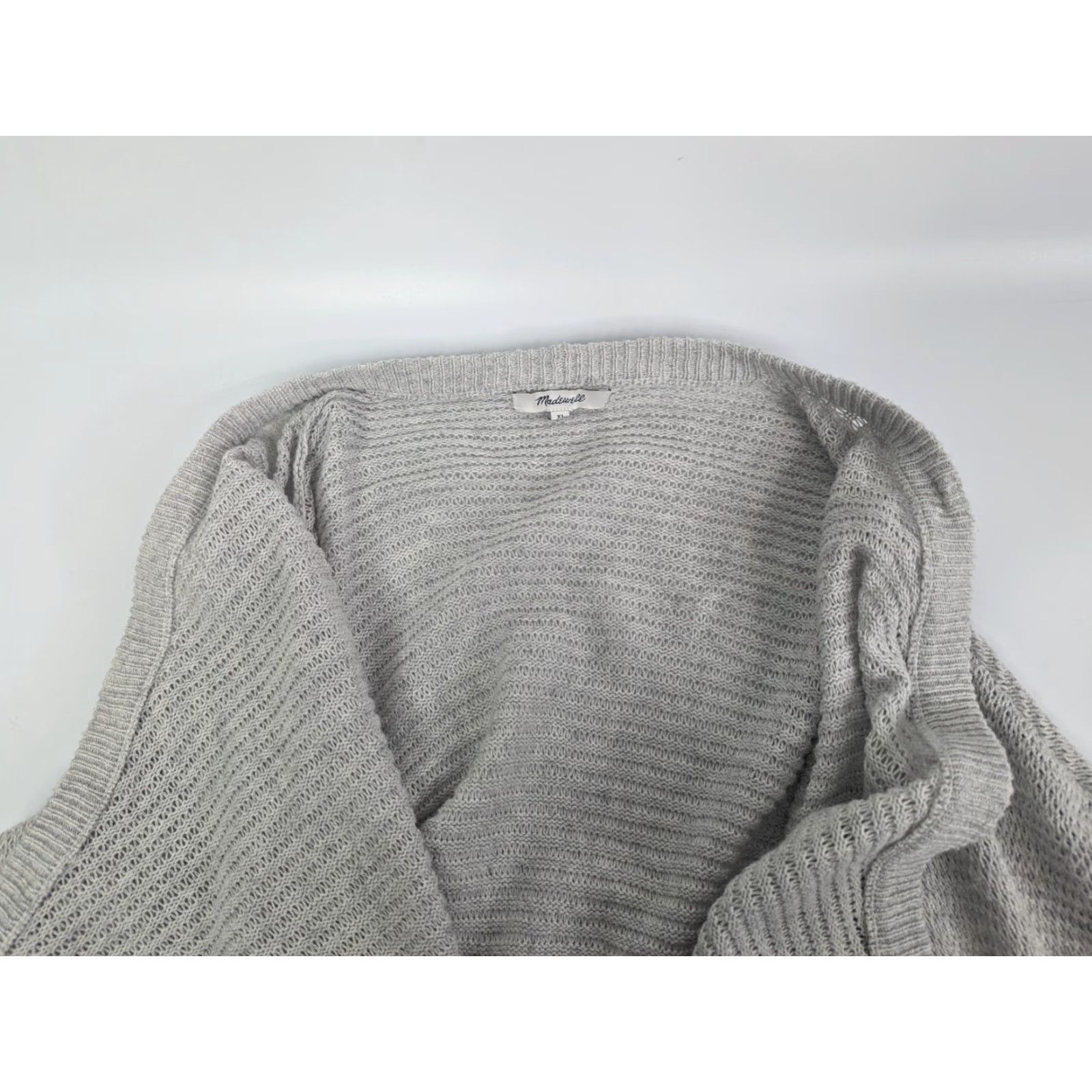 Madewell **Madewell Gray XL Dolman Sleeve Open Front Women's Cardigan Sweater** User: Madewell Gray XL Dolman Sleeve Open Front Women's Cardigan Sweater F3450 Size XL / US 12-14 / IT 48-50 - 6 Thumbnail