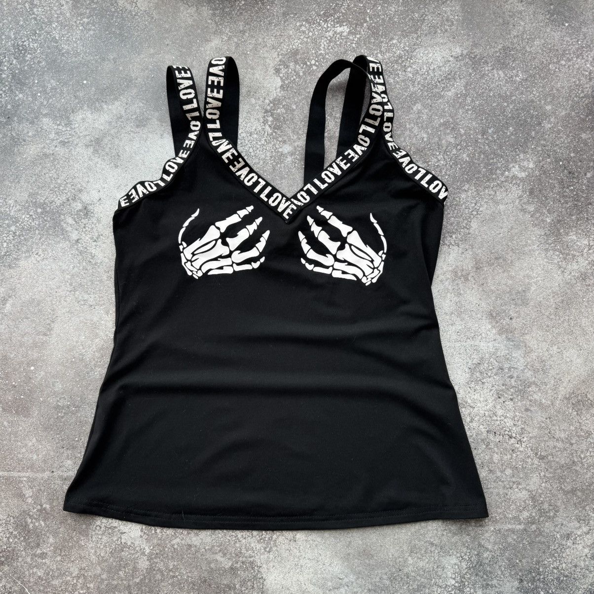20471120 × Japanese Brand Amazing Vintage Gothic Tank Top Size XL / US 12-14 / IT 48-50 - 2 Thumbnail