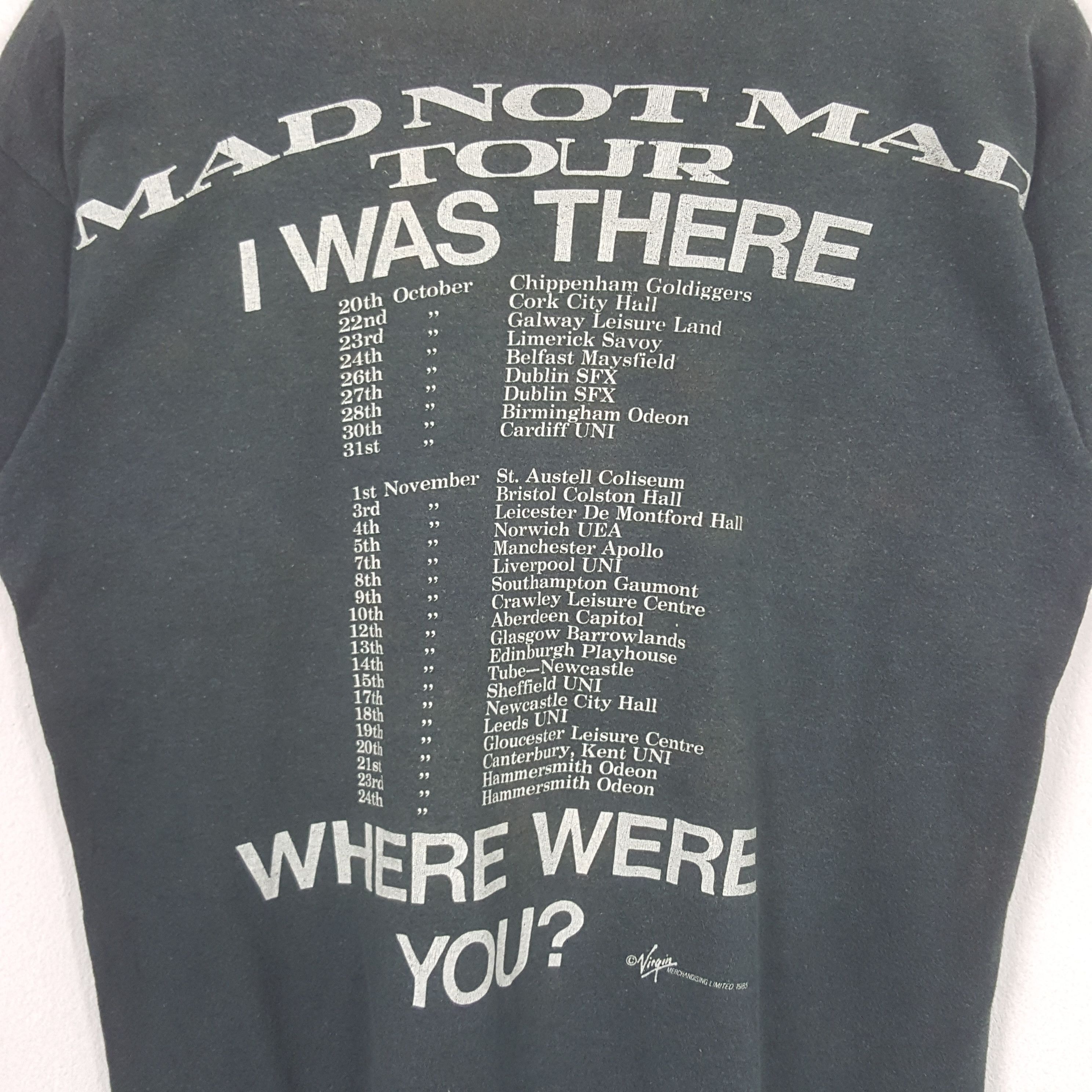 Band Tees Vintage Madness American Rock Tour Tshirt RR5 Size US M / EU 48-50 / 2 - 4 Thumbnail