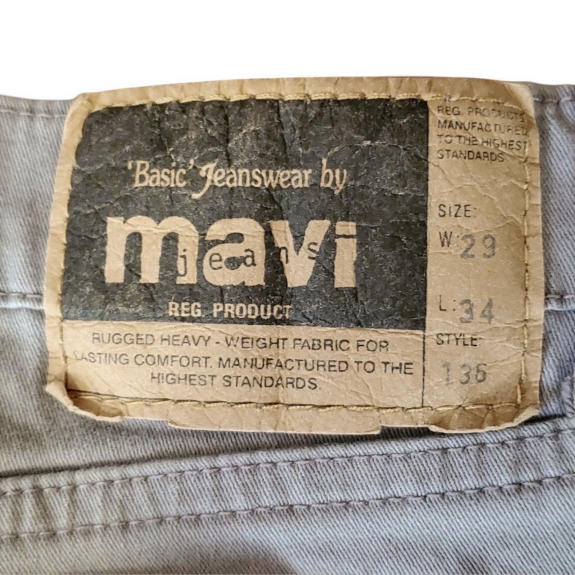Mavi Mavi 30x32" Jeans Grey Stretch Jeans Style 136 Boot Straight Size 30" / US 8 / IT 44 - 7 Thumbnail