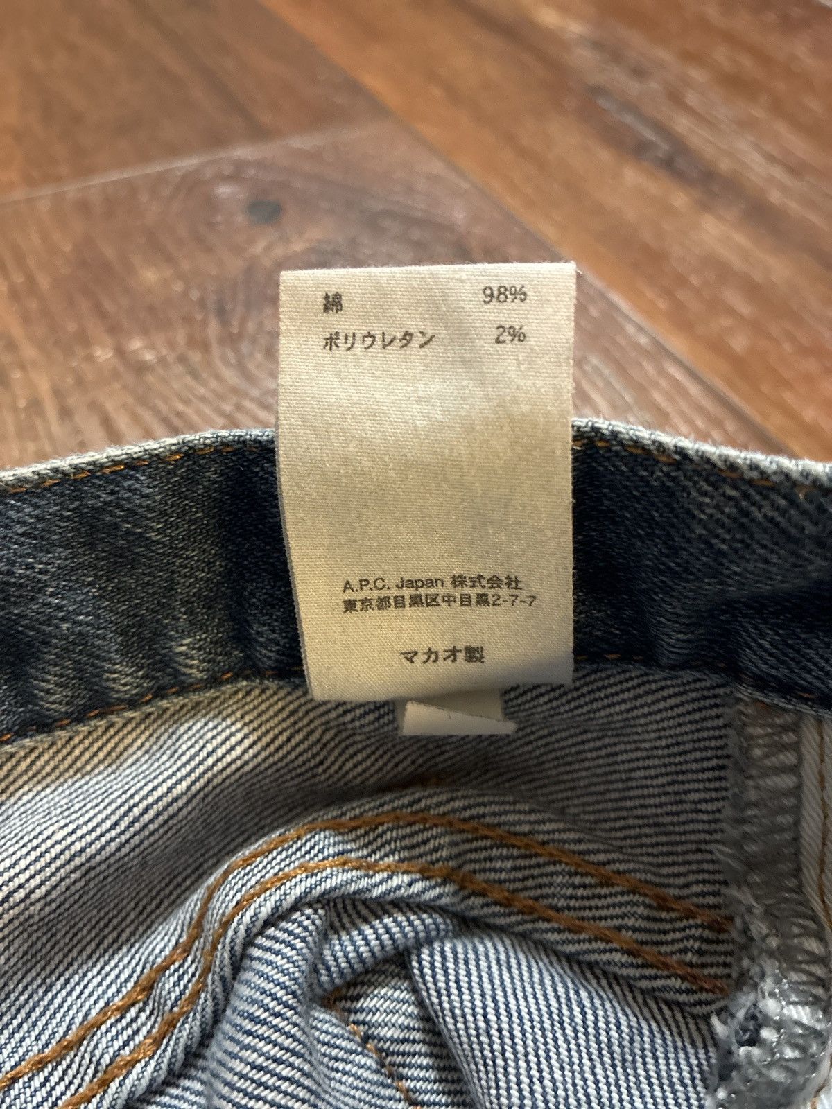 A.P.C. A.P.C Blue Wash Distressed Denim Jeans Size US 31 - 5 Thumbnail