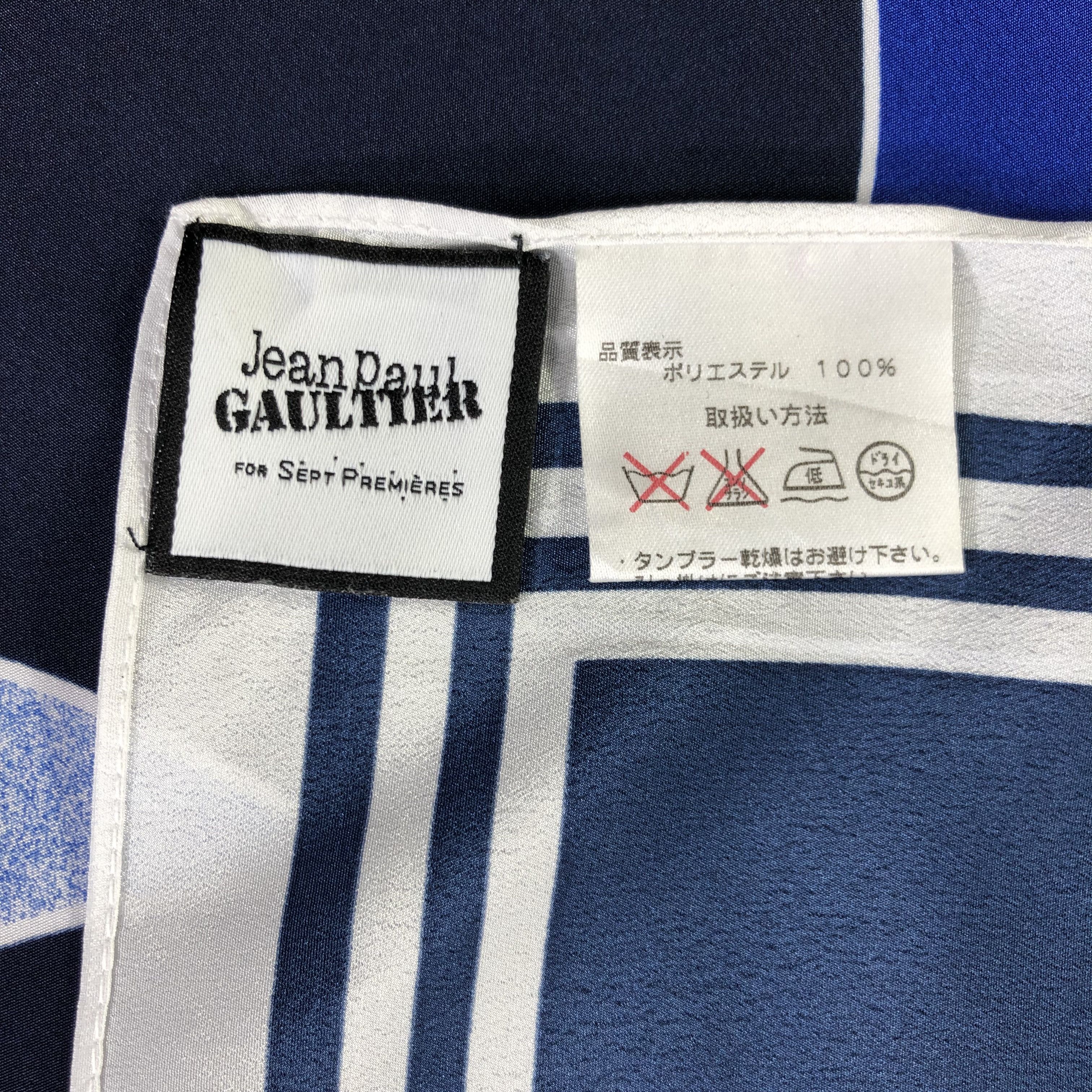 Jean Paul Gaultier × Vintage Vintage Jean Paul Gaultier Silk Scarf Size ONE SIZE - 5 Thumbnail