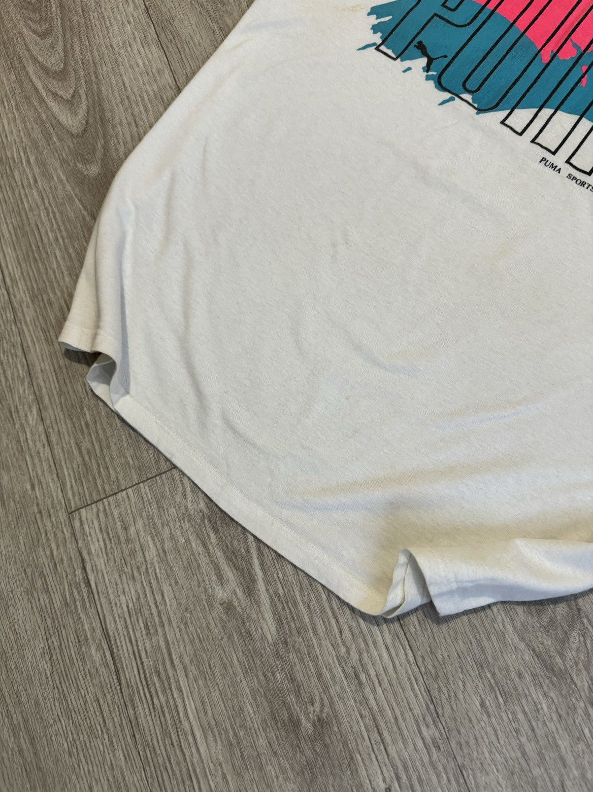 Puma × Vintage 🔷Vintage Puma Sportswear 1989 T-shirt🔷 Size US XL / EU 56 / 4 - 4 Thumbnail