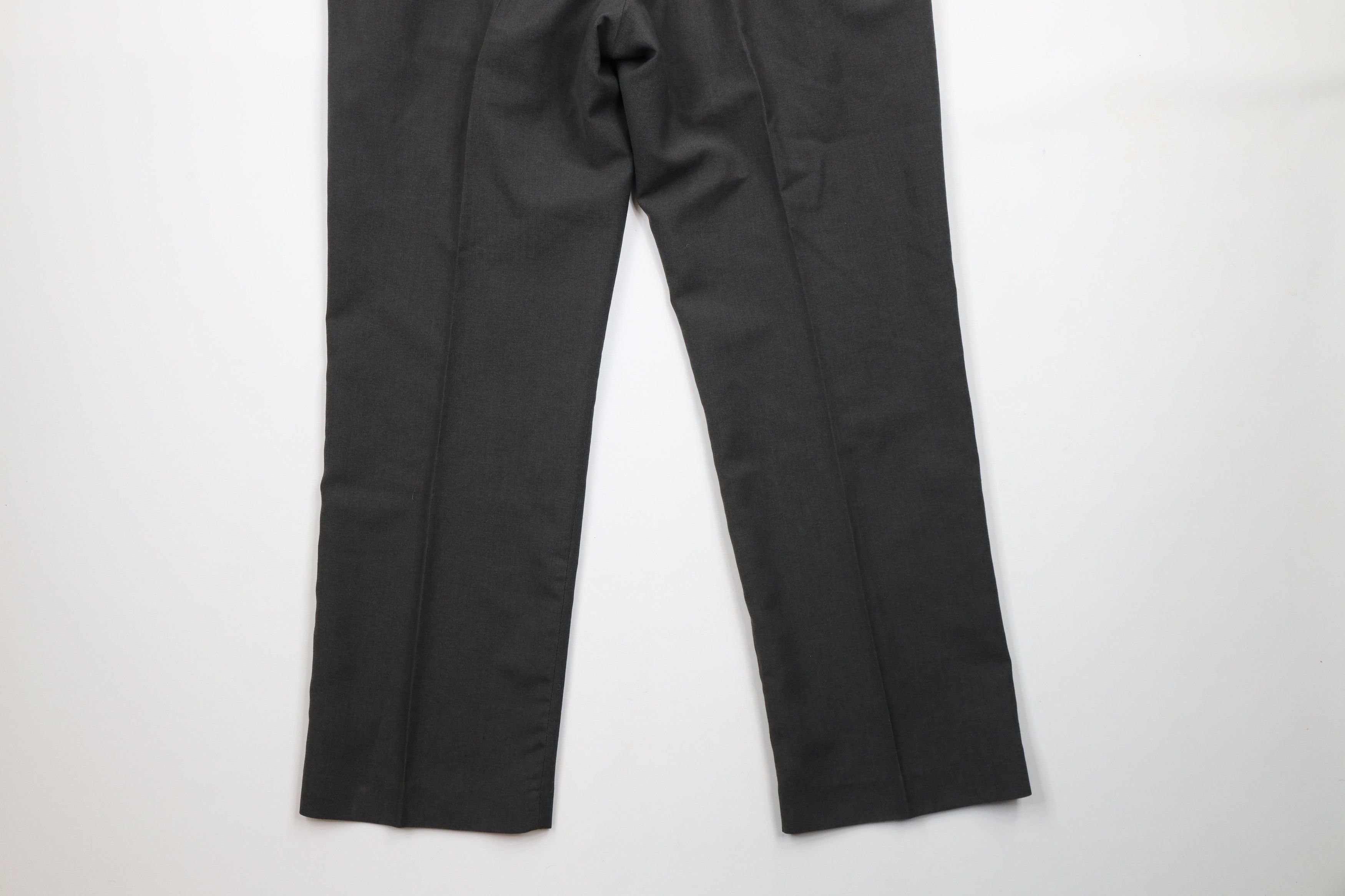 Vintage Vintage 70s Streetwear Wool Blend Wide Leg Pants Gray Size 34 - 11 Thumbnail