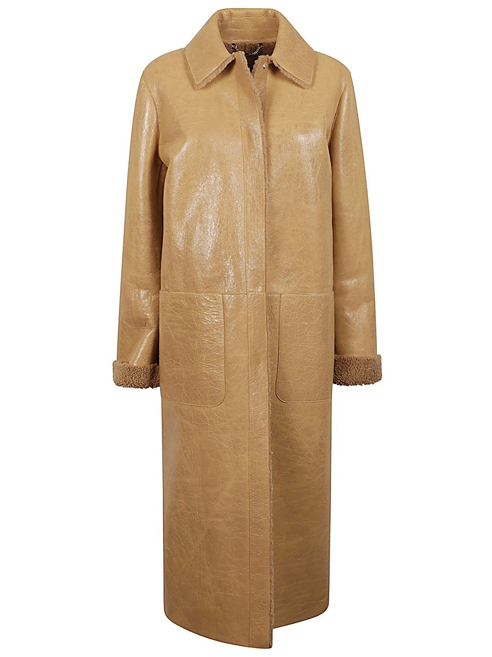 Fendi LEATHER COAT Size S / US 4 / IT 40 - 1 Thumbnail