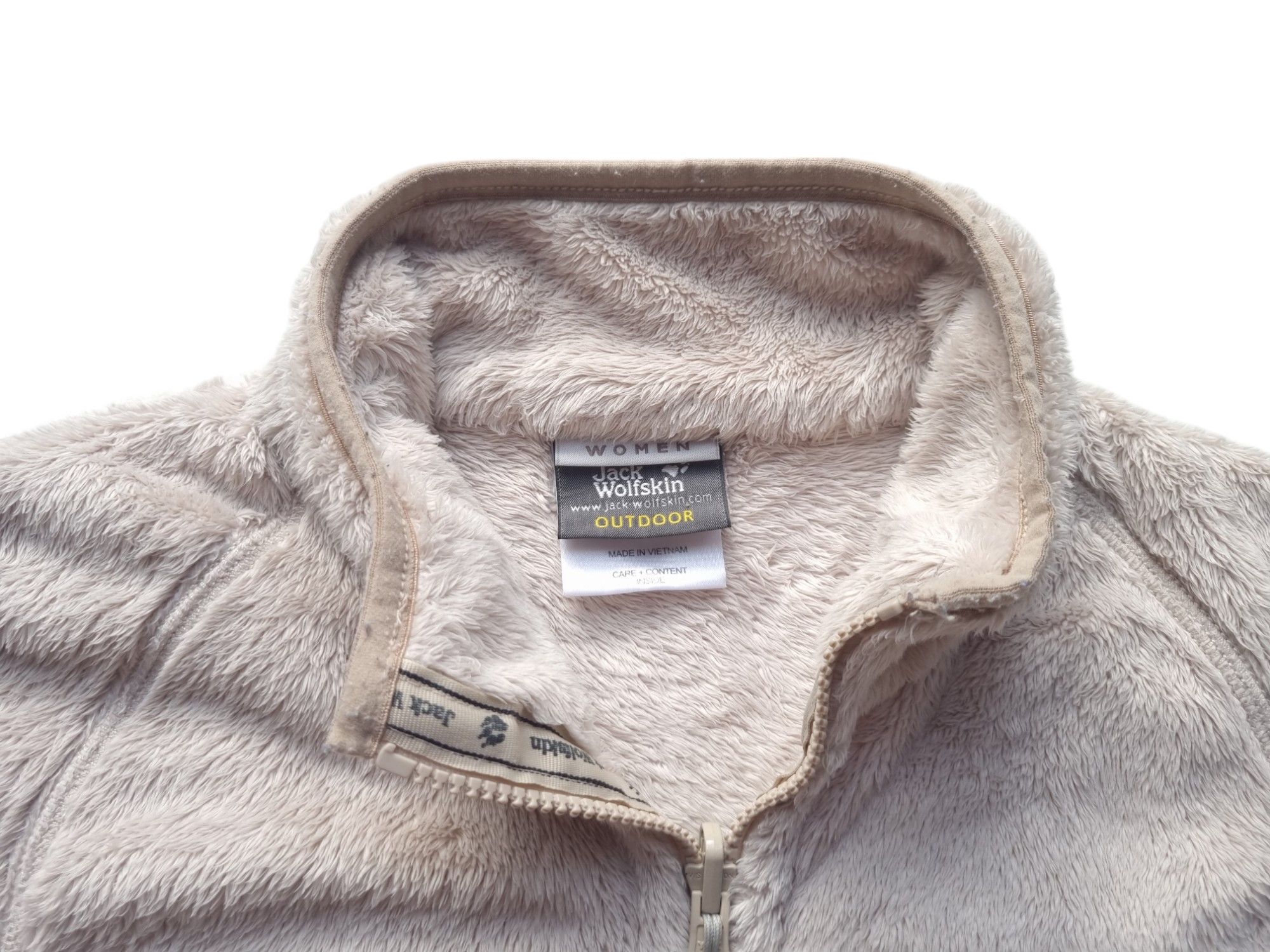 Jack Wolfskin Vintage Jack Wolfskin Fuzzy Fleece Faux Fur Jacket Size XS / US 0-2 / IT 36-38 - 3 Thumbnail