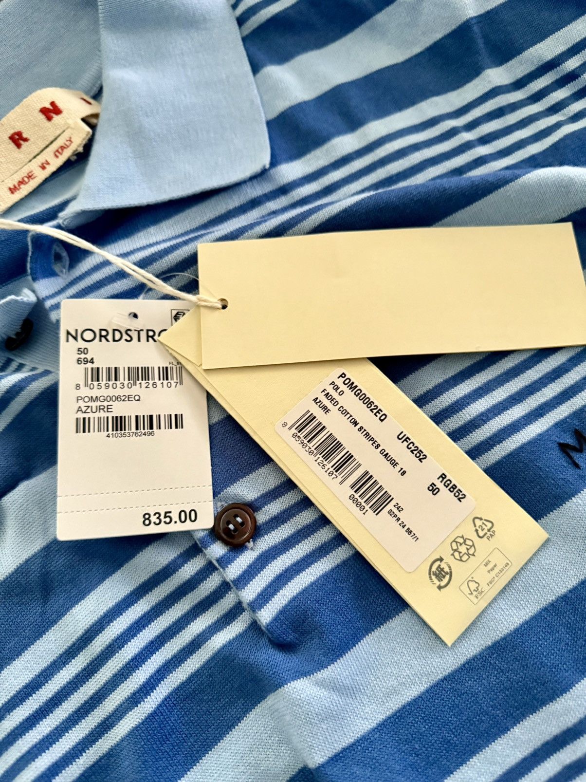 Marni Marni Italian Knit Polo Size US M / EU 48-50 / 2 - 3 Thumbnail