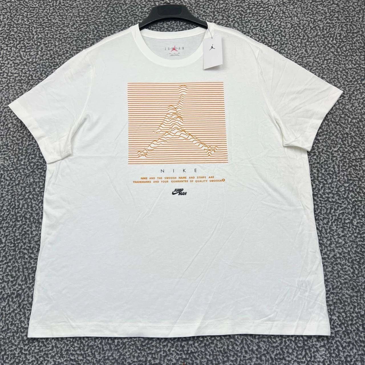 Jordan Brand Nike Air Jordan Shirt Men Short Sleeve Crew Neck Cotton 2XL Size US XXL / EU 58 / 5 - 1 Thumbnail