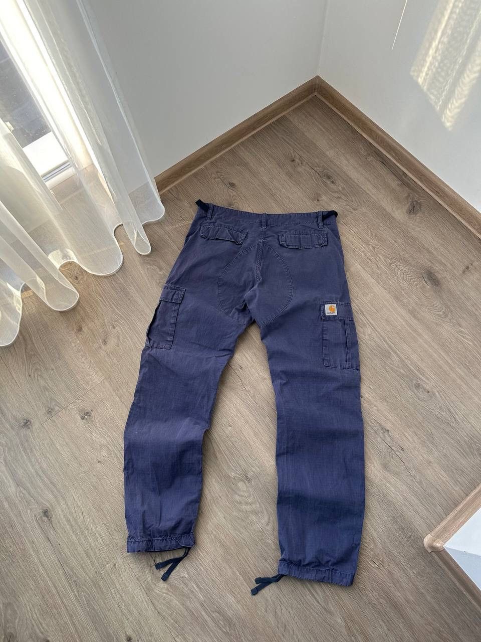 Carhartt × Carhartt Wip × Vintage Vintage Carhartt Aviation Blue Cargo Pants Size US 32 / EU 48 - 3 Thumbnail