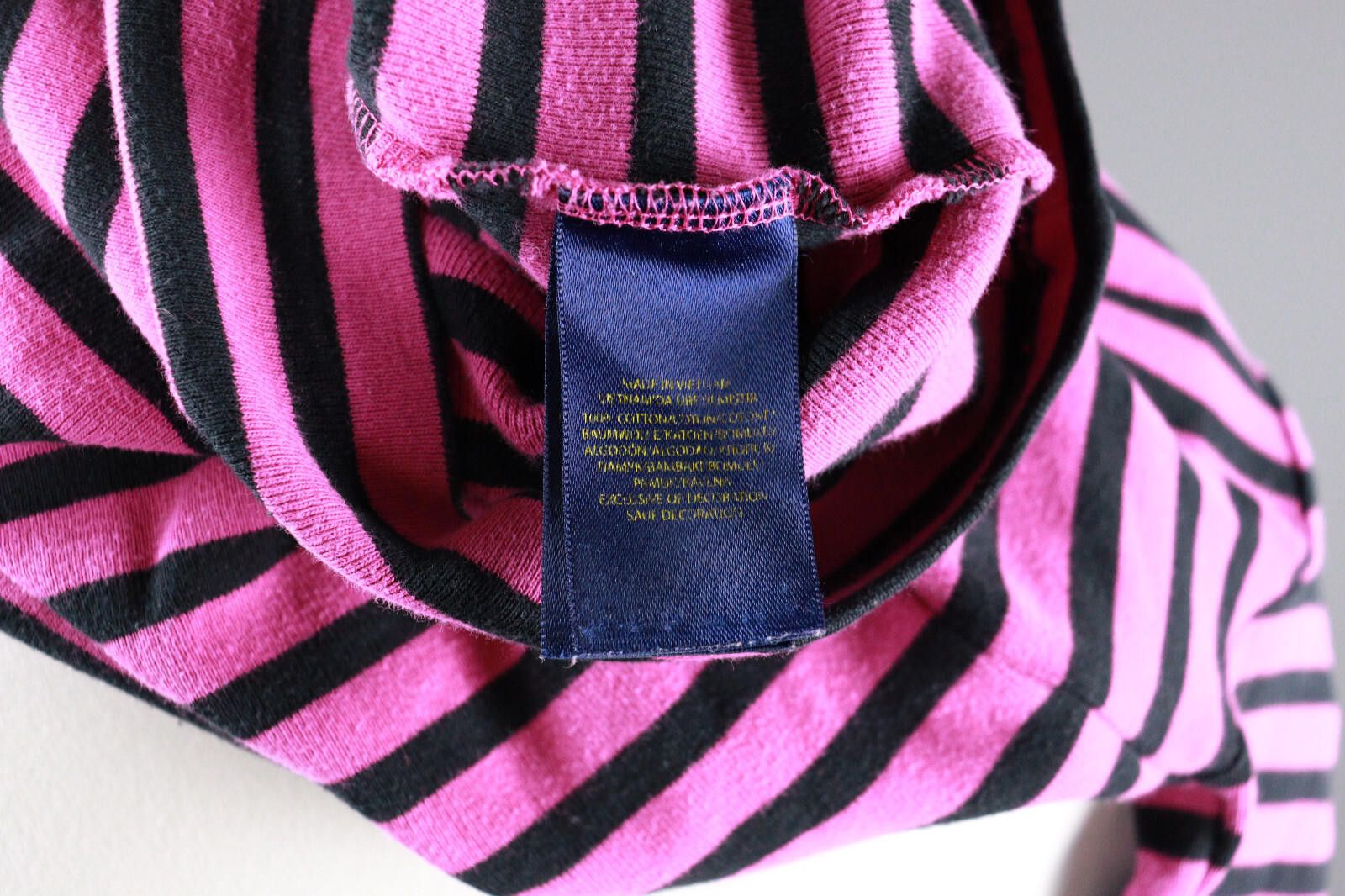 Polo Ralph Lauren Ladies Polo Ralph Lauren Pink Casual Stripe Sweater Size S Size S / US 4 / IT 40 - 8 Thumbnail