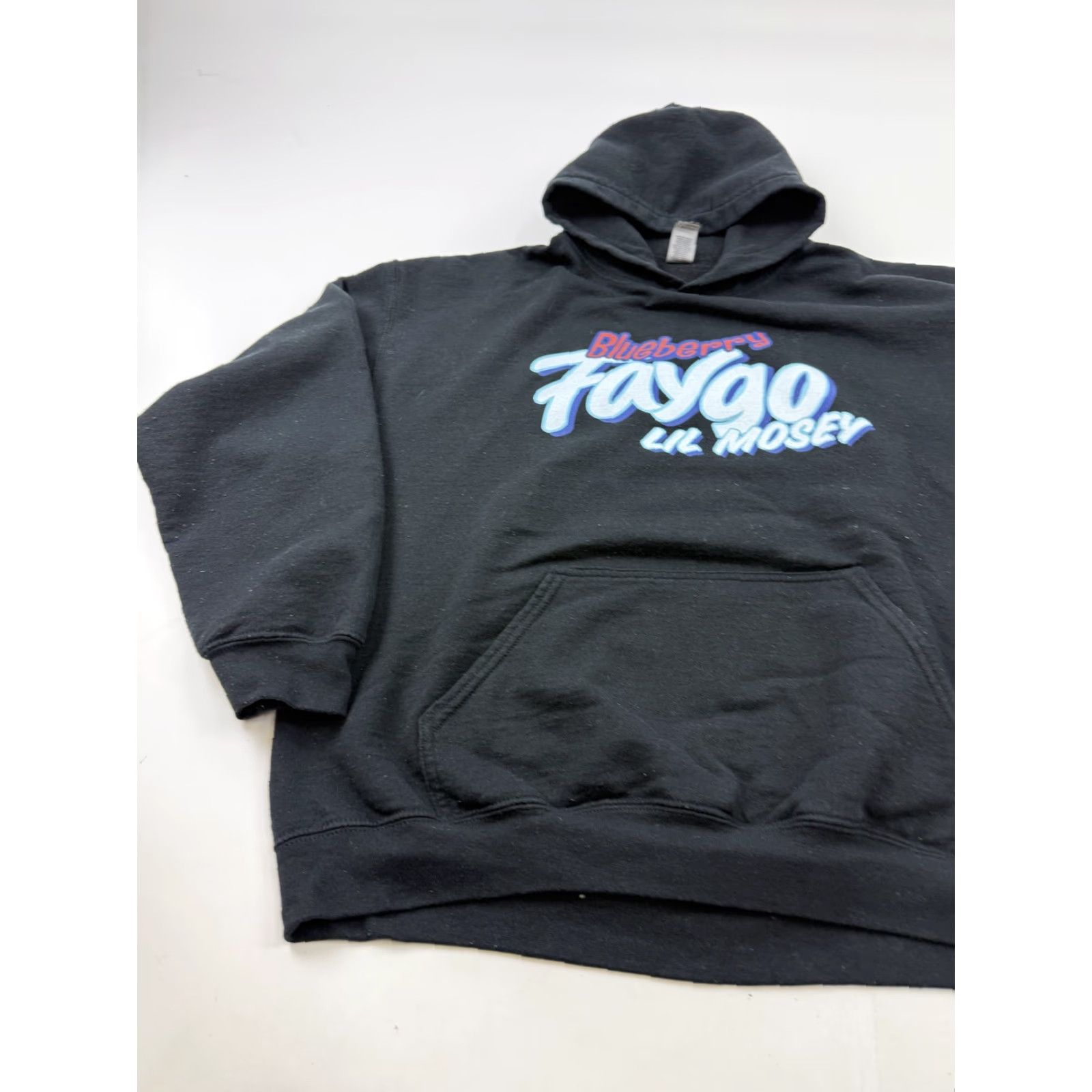 Gildan Lil Mosey Hoodie Sweatshirt Mens Large Black Blueberry Faygo Graphic Size US L / EU 52-54 / 3 - 3 Thumbnail