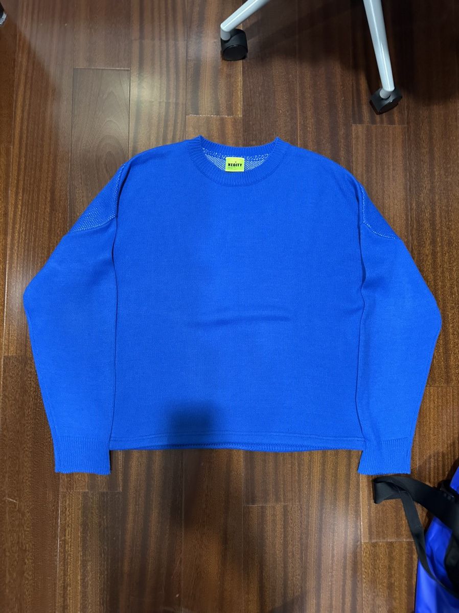 Hypebeast Neoity Los Angeles Blue Sweater Size US L / EU 52-54 / 3 - 2 Thumbnail