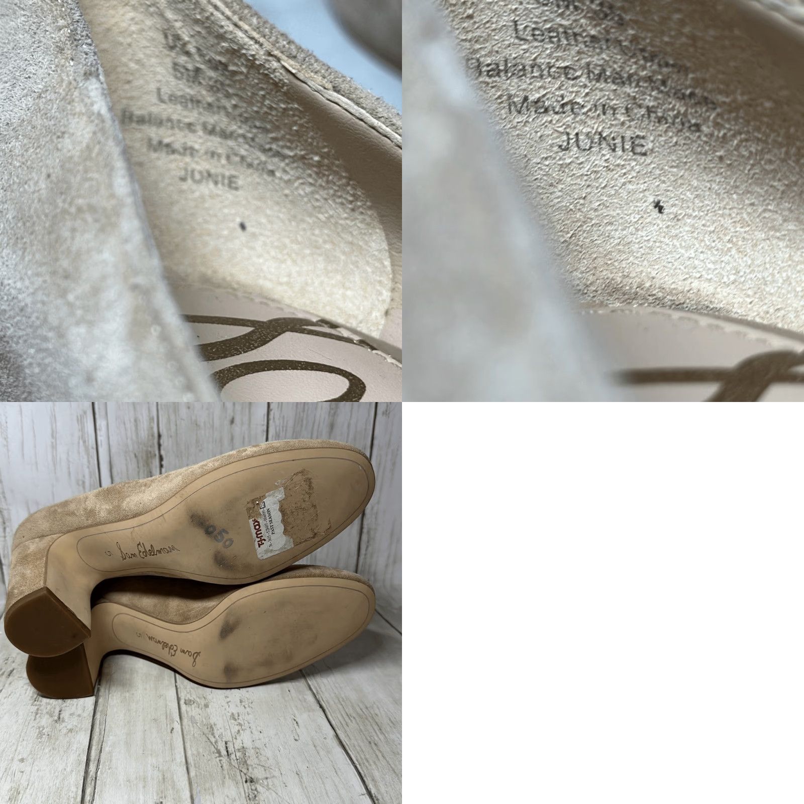 Sam Edelman Sam Edelman Stillson Suede Leather Beige Block Heels Women's Size 5 Tan Pump Women US Shoe Size 5 Leather Upper Heel 3” Size US 5 / IT 35 - 8 Thumbnail