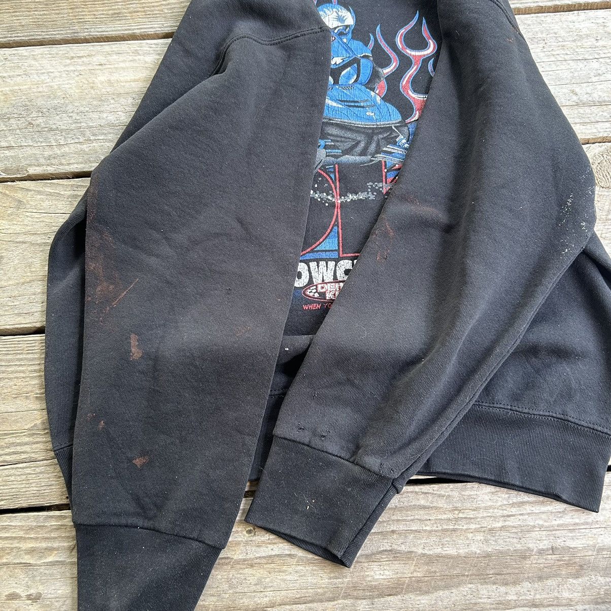 Vintage Vintage 90s Snowmobile Paint Stained Distressed Sweatshirt Size US M / EU 48-50 / 2 - 4 Thumbnail